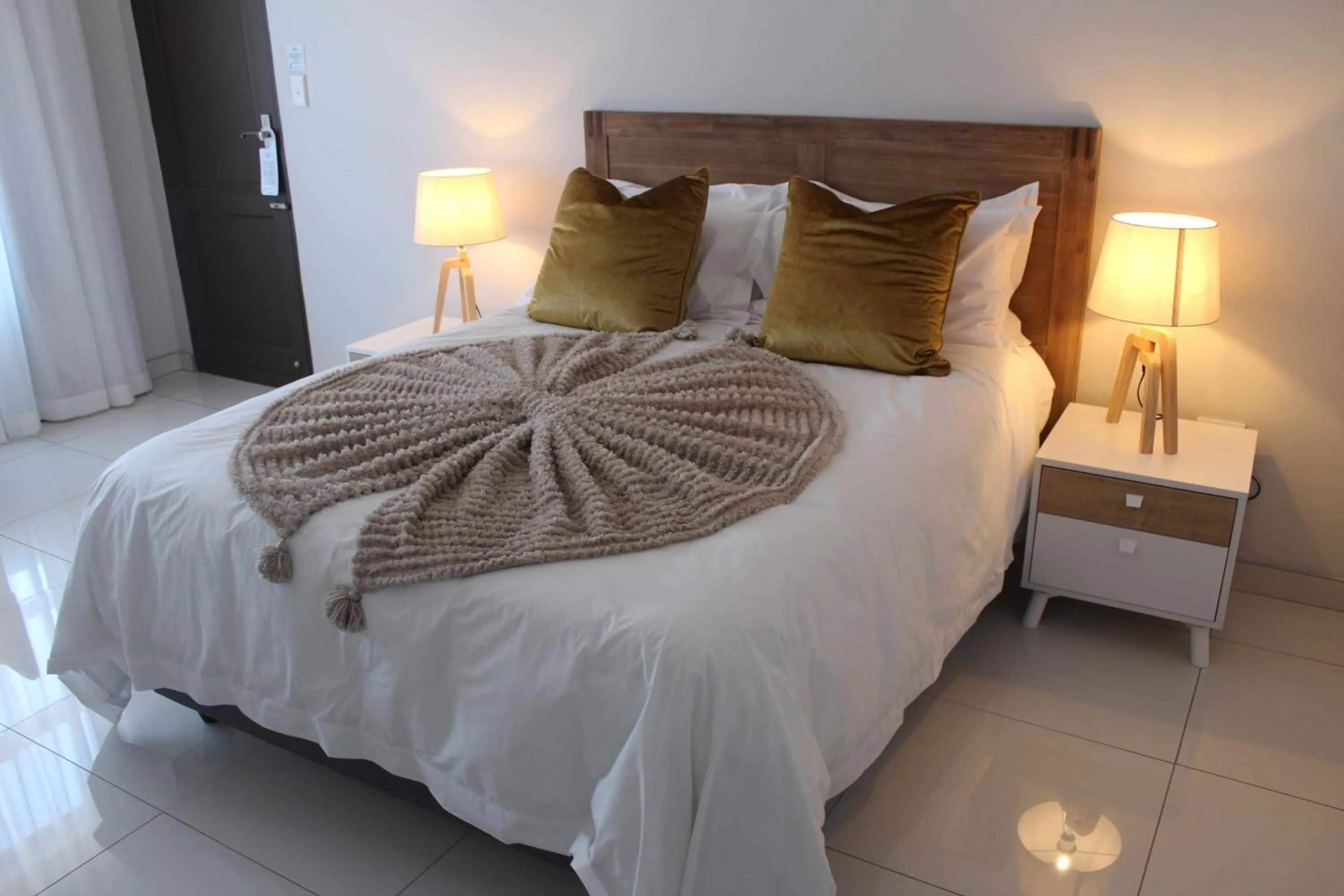 Bed in Prisatt Boutique Hotel