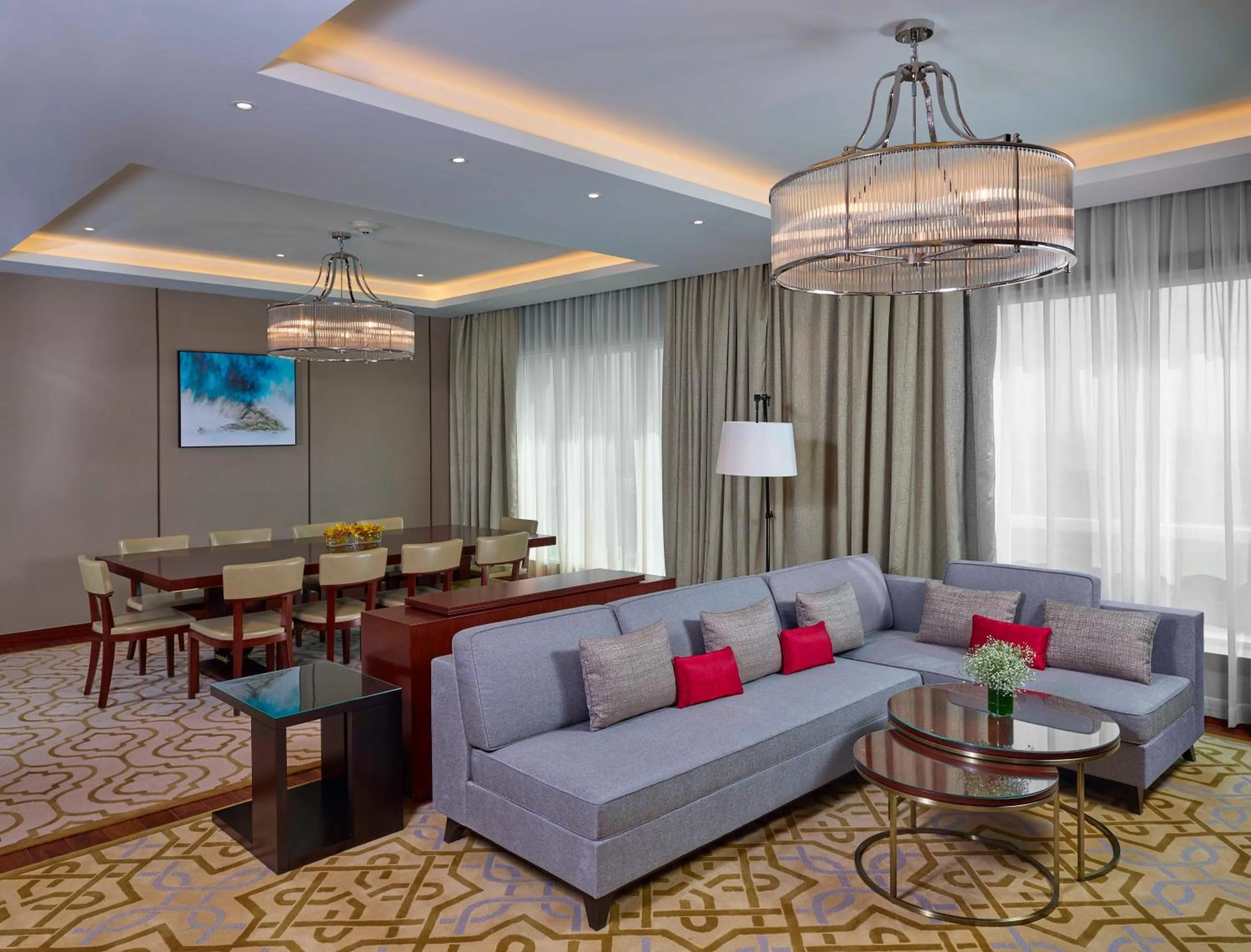 Living room in Hyatt Regency Thrissur