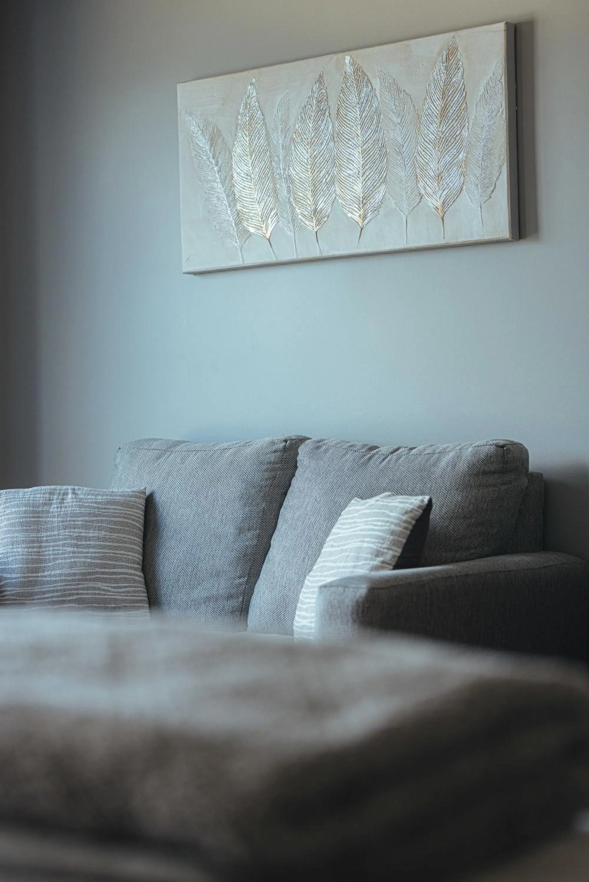 Seating area, Bed in Motel le Point de Vue