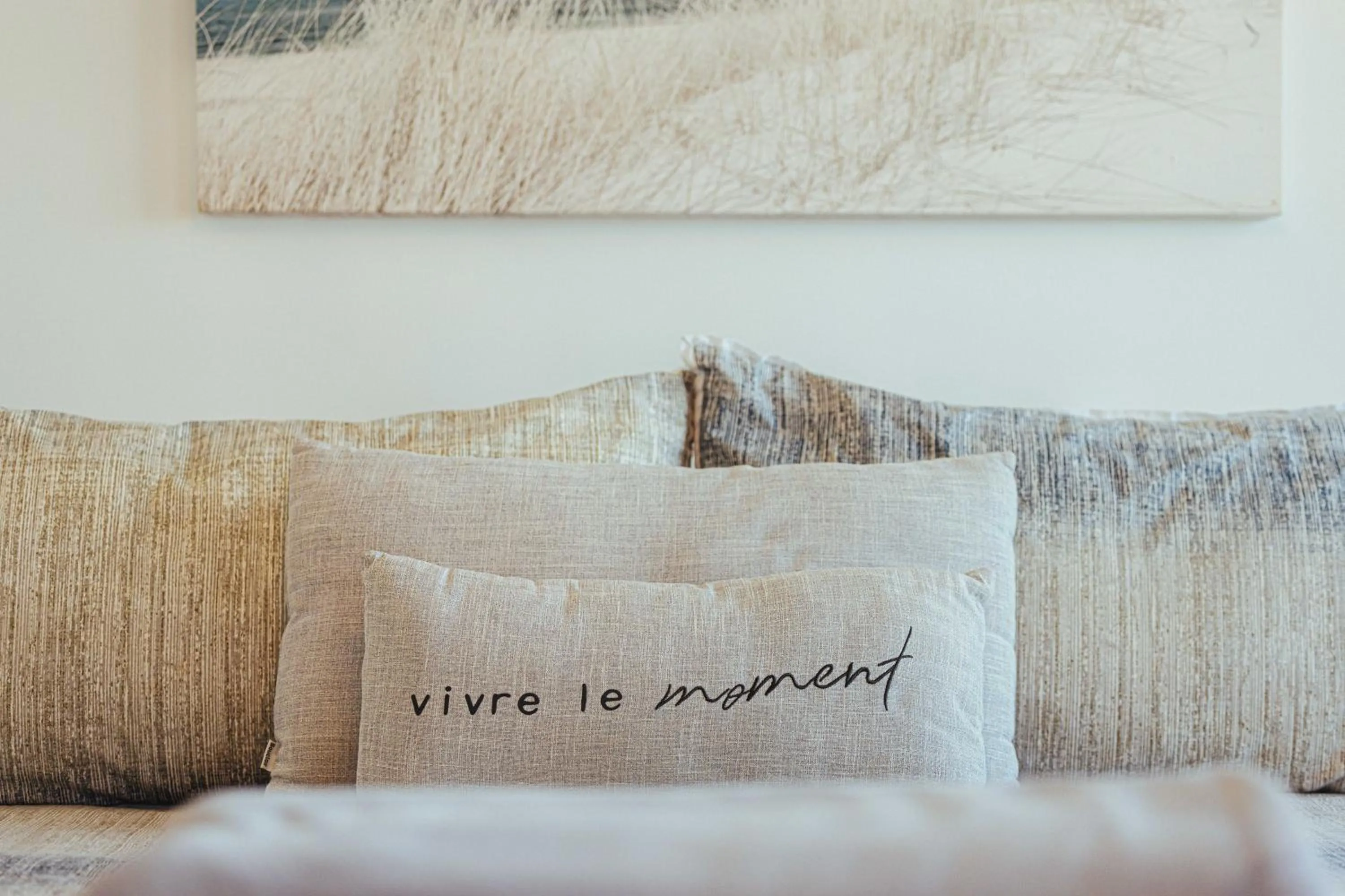 Bed in Motel le Point de Vue