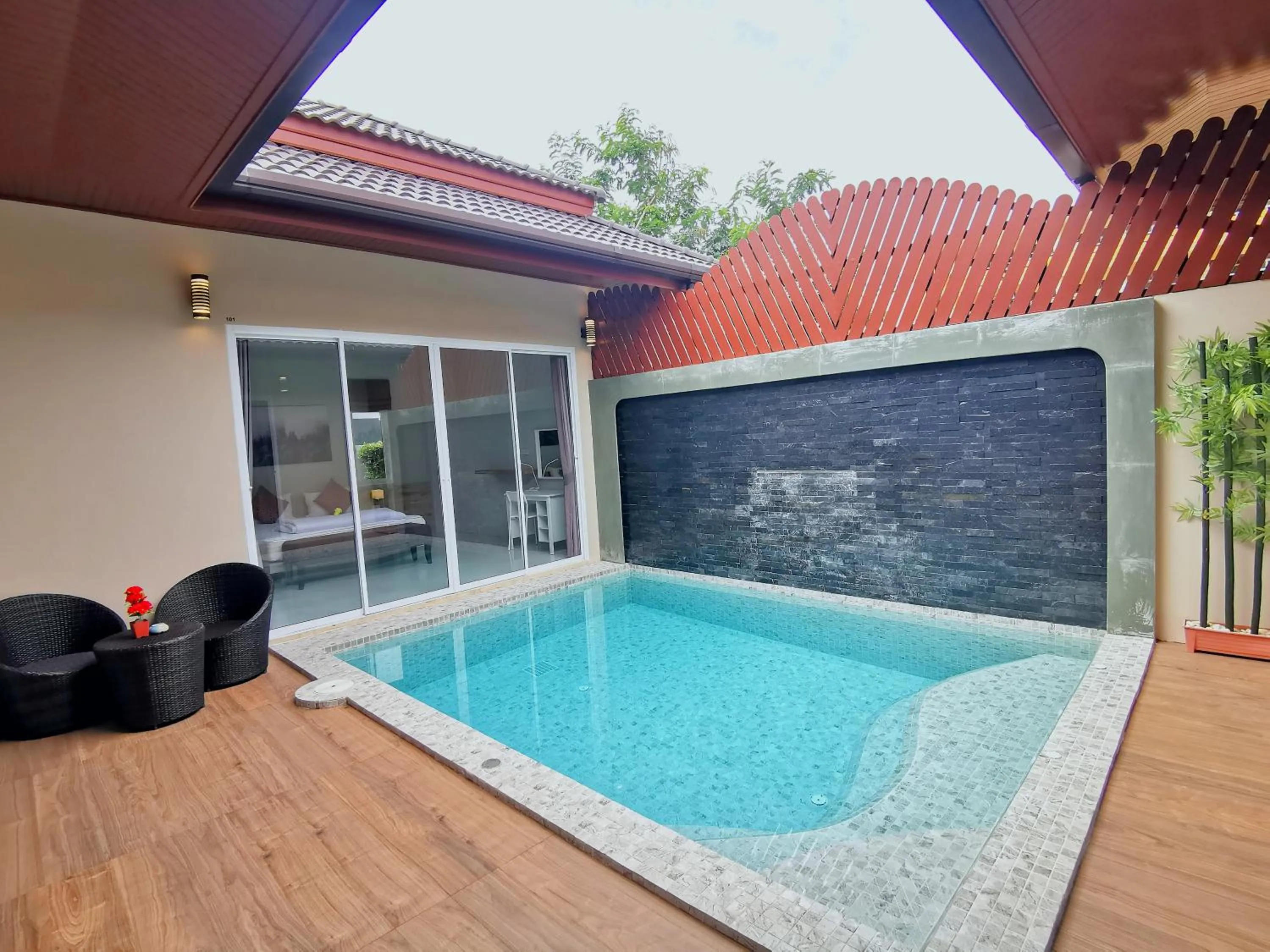 Swimming pool in The Apex private pool villa Krabi