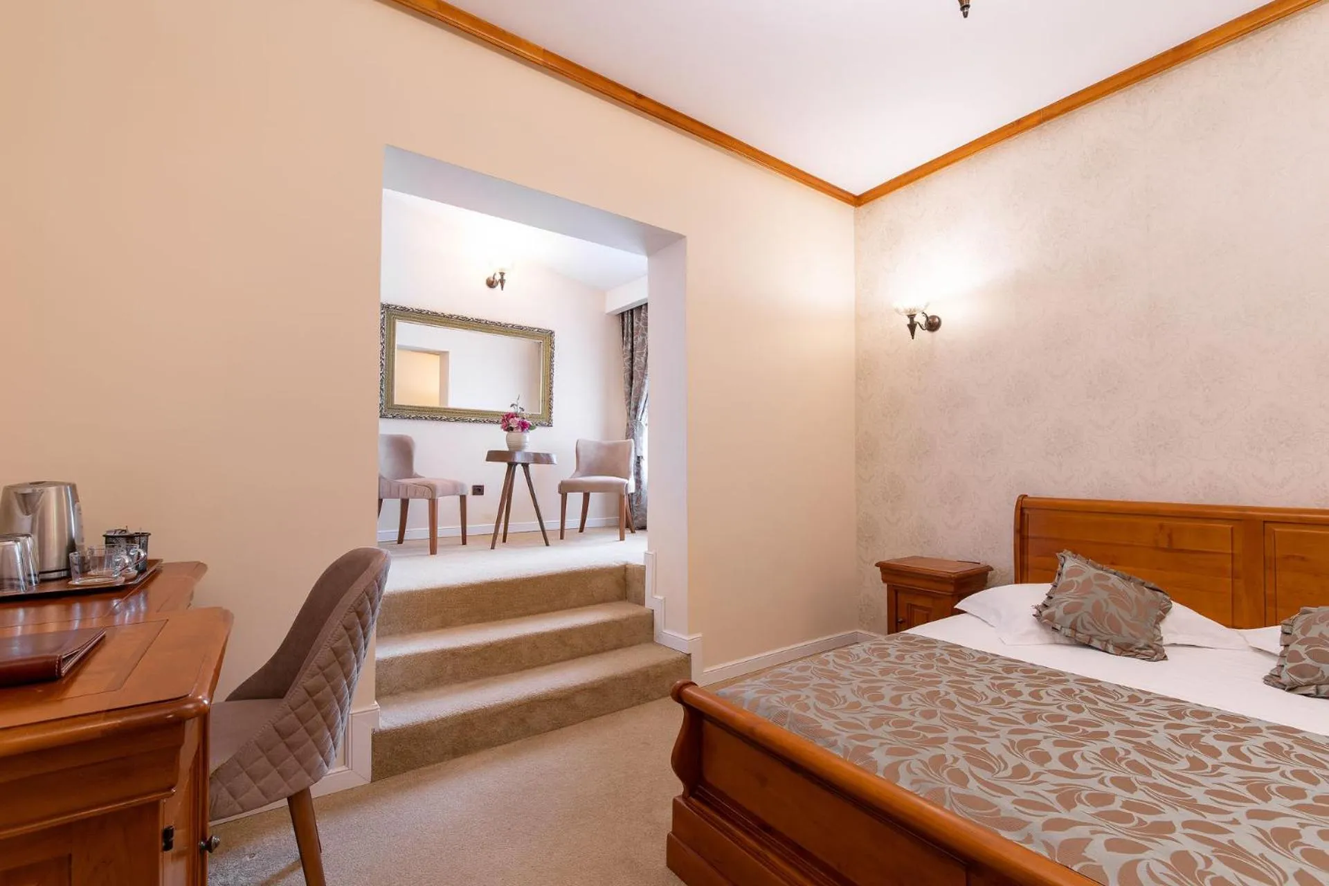 Bed in RED CONFORT HOTEL Boutique