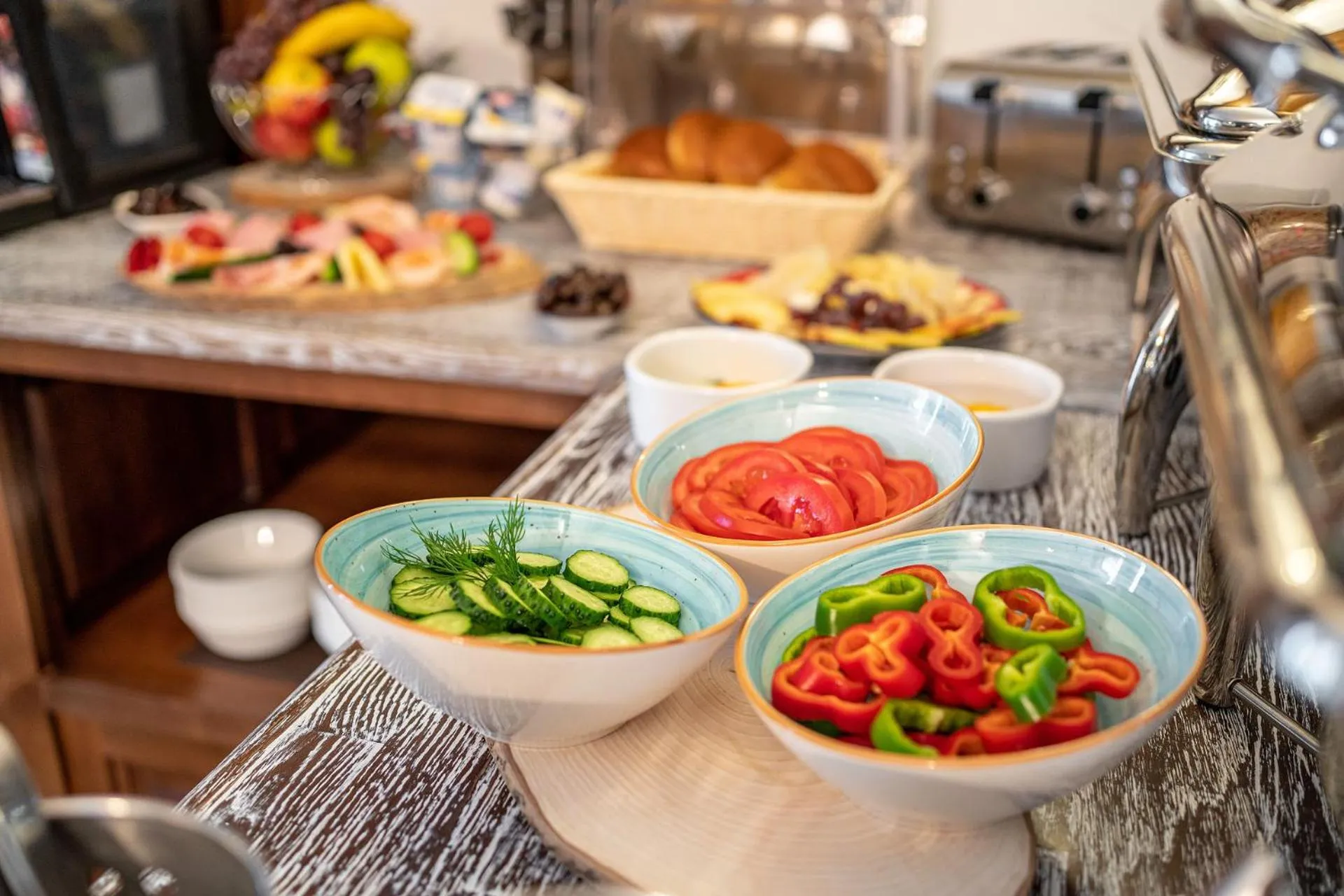 Buffet breakfast in RED CONFORT HOTEL Boutique