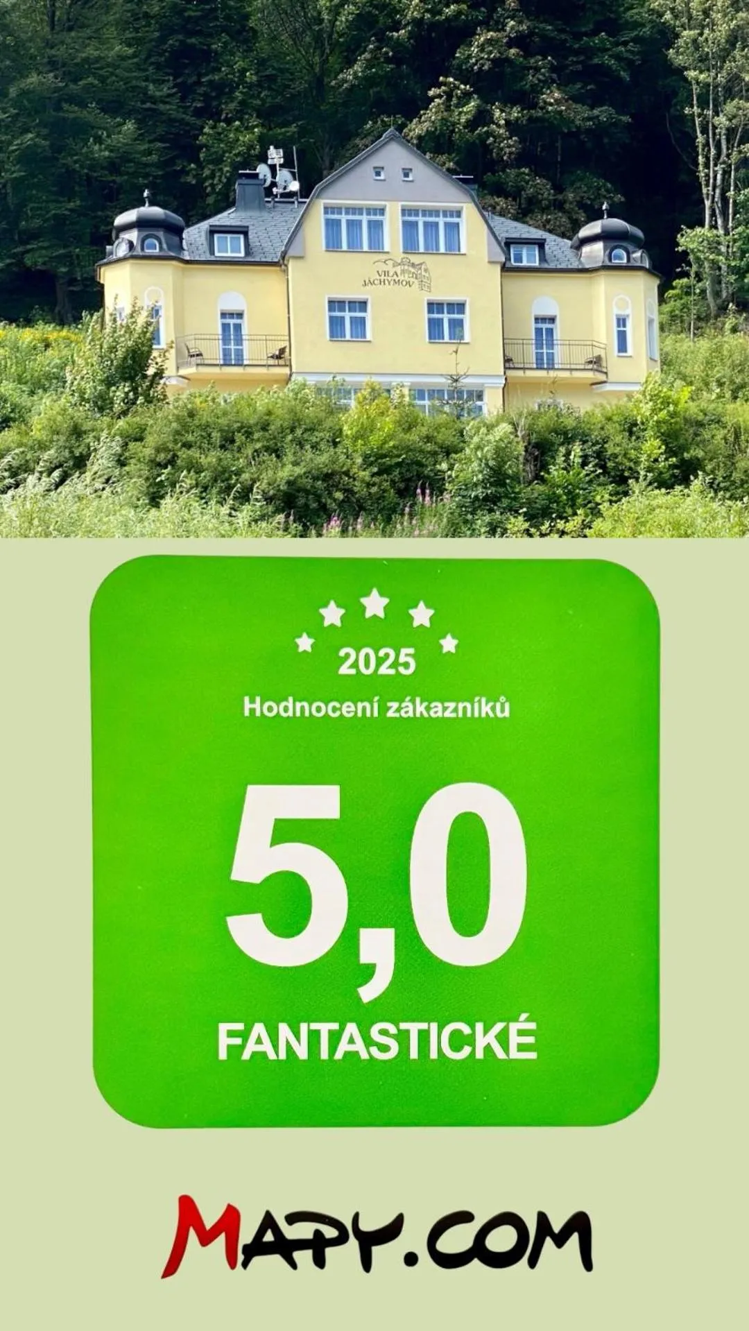 Certificate/Award in Vila Jáchymov