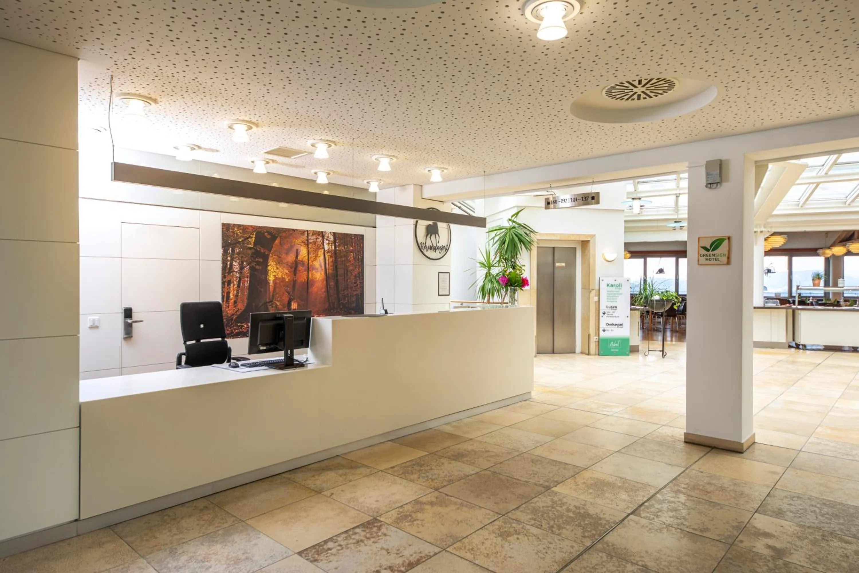 Lobby or reception in Michel Hotel Karoli Waldkirchen