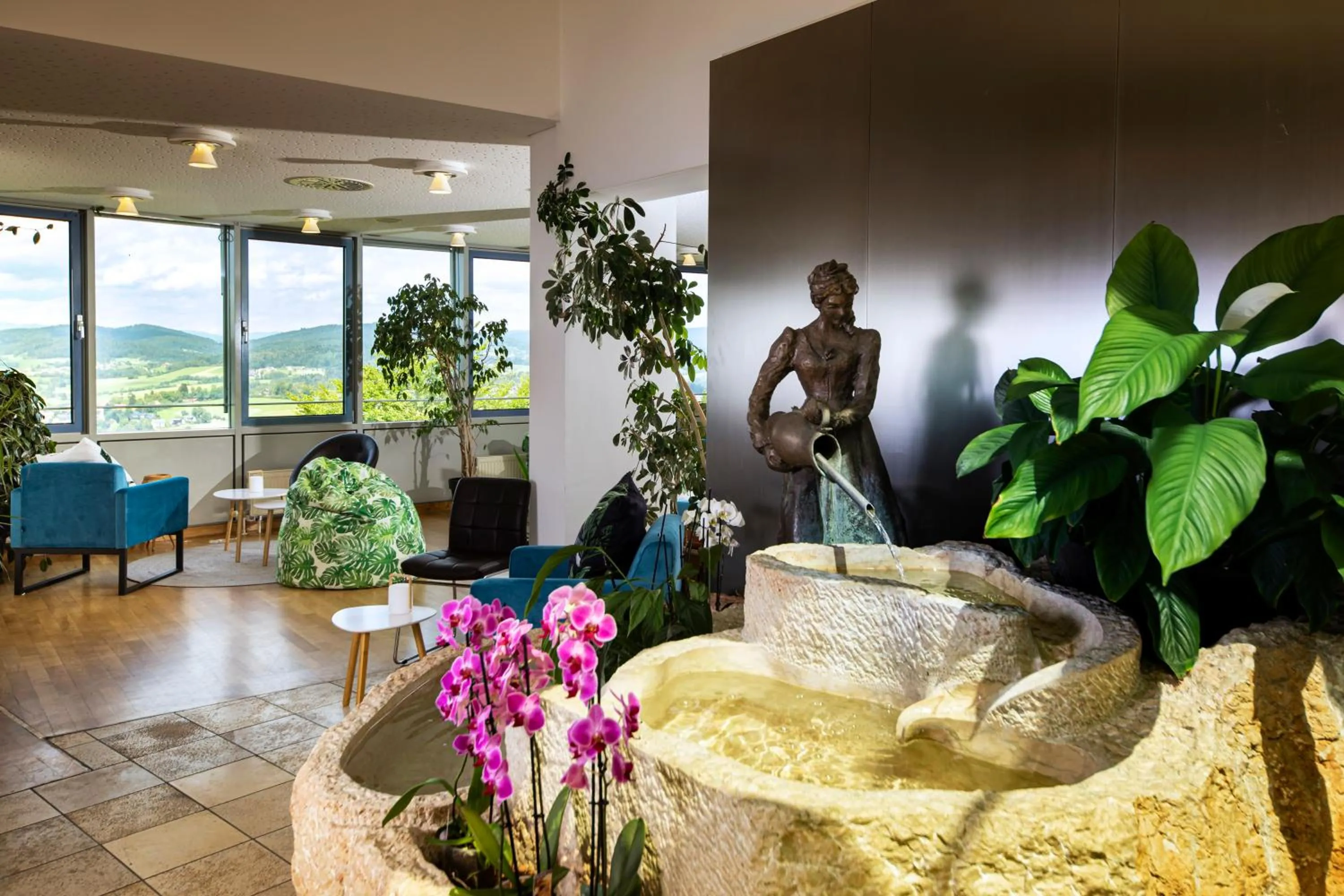 Lobby or reception in Michel Hotel Karoli Waldkirchen