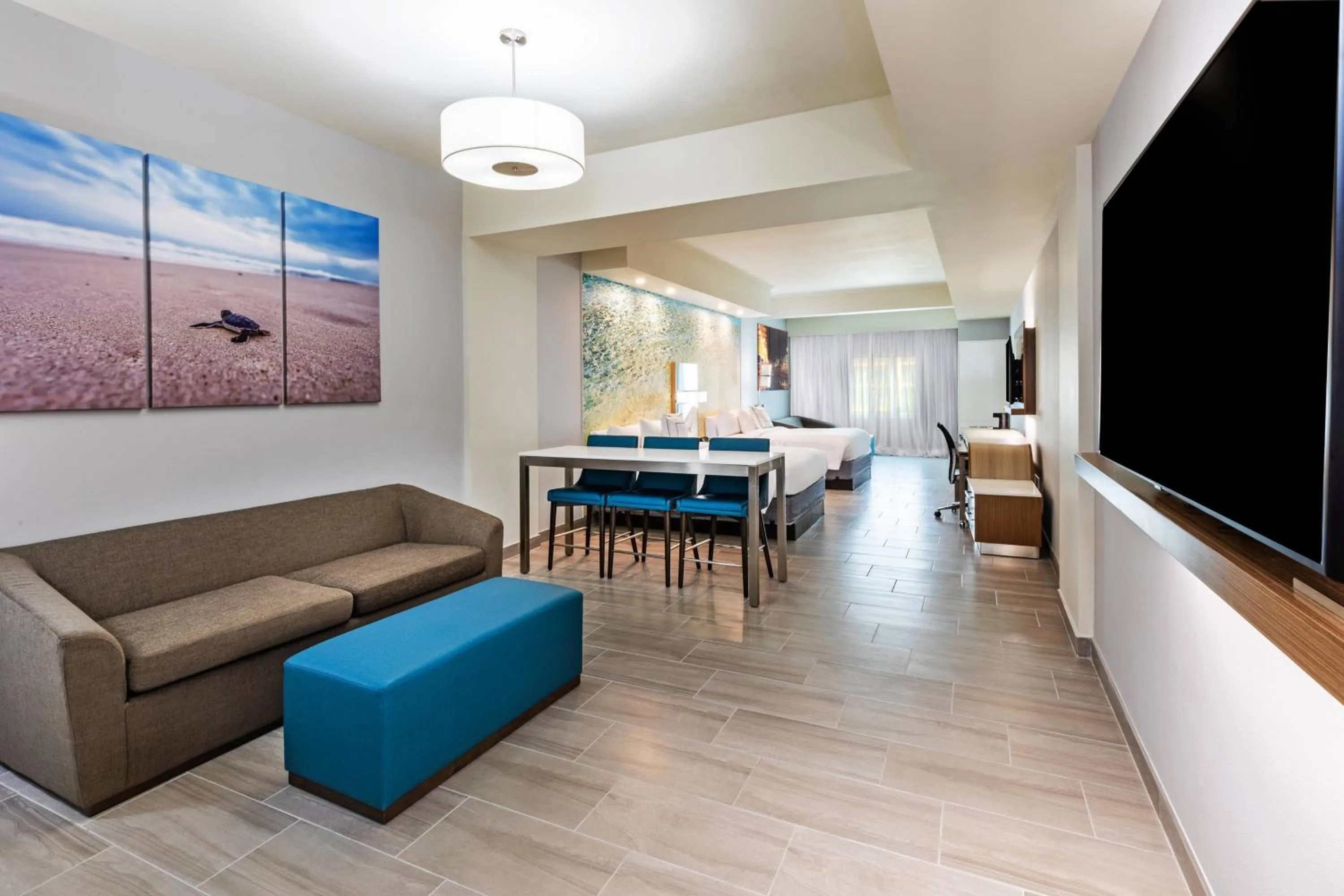 Living room in Courtyard South Padre Island