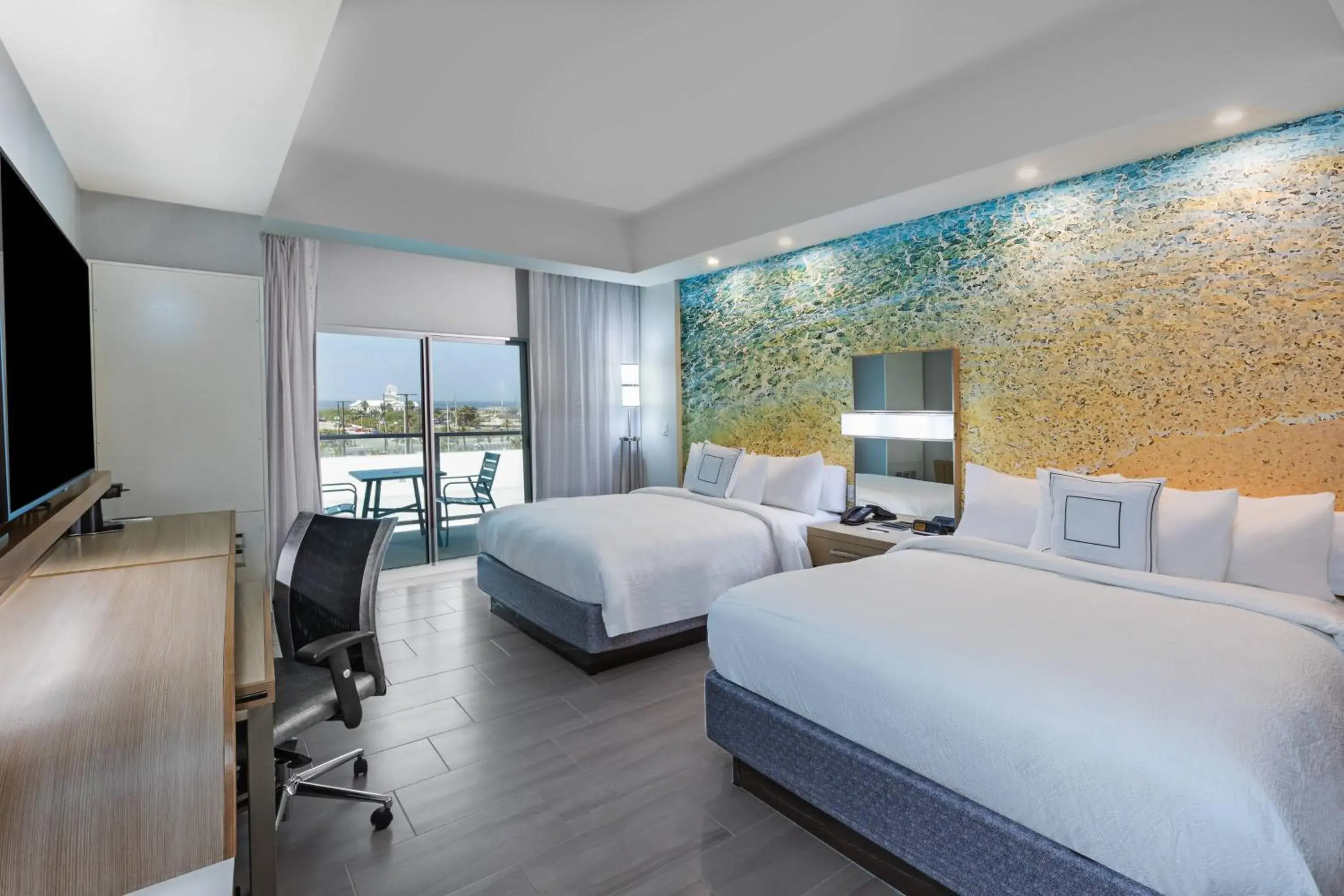 Guest room, 2 Queen, Partial bay view, Balcony in Courtyard South Padre Island Guest room, 2 Queen, Partial bay view, Balcony in Courtyard South Padre Island