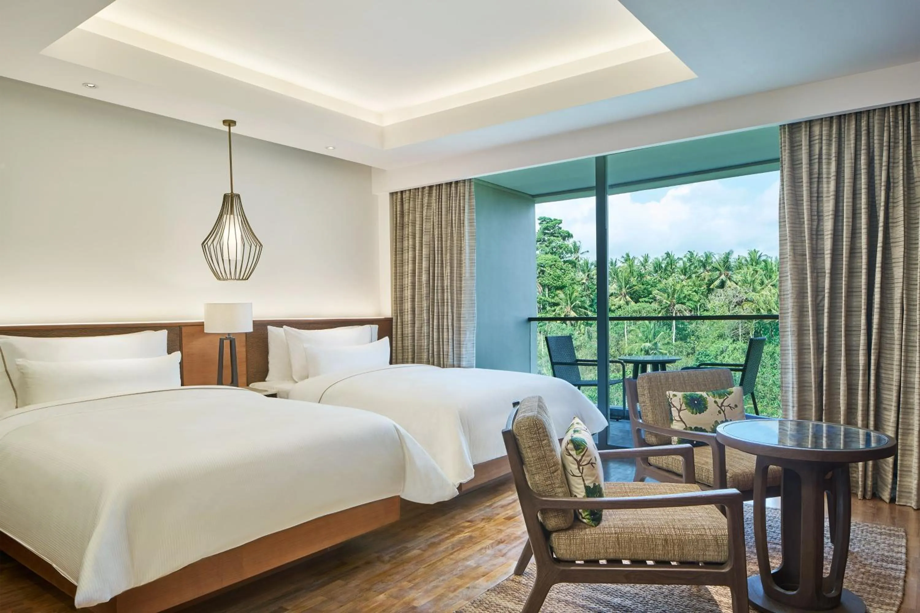 Swimming pool, Bed in The Westin Resort & Spa Ubud, Bali