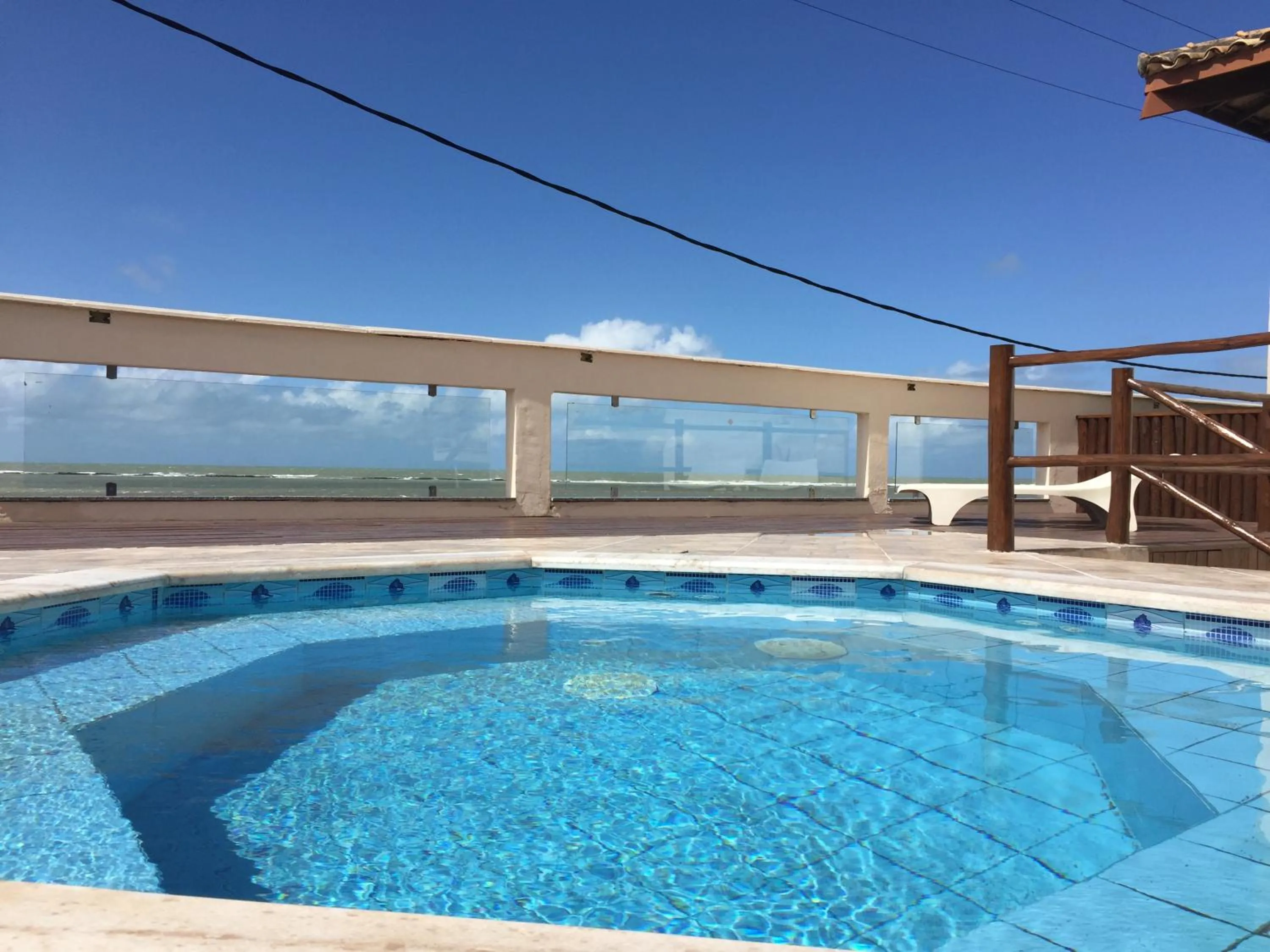 Pool view in Eden Praia Hotel
