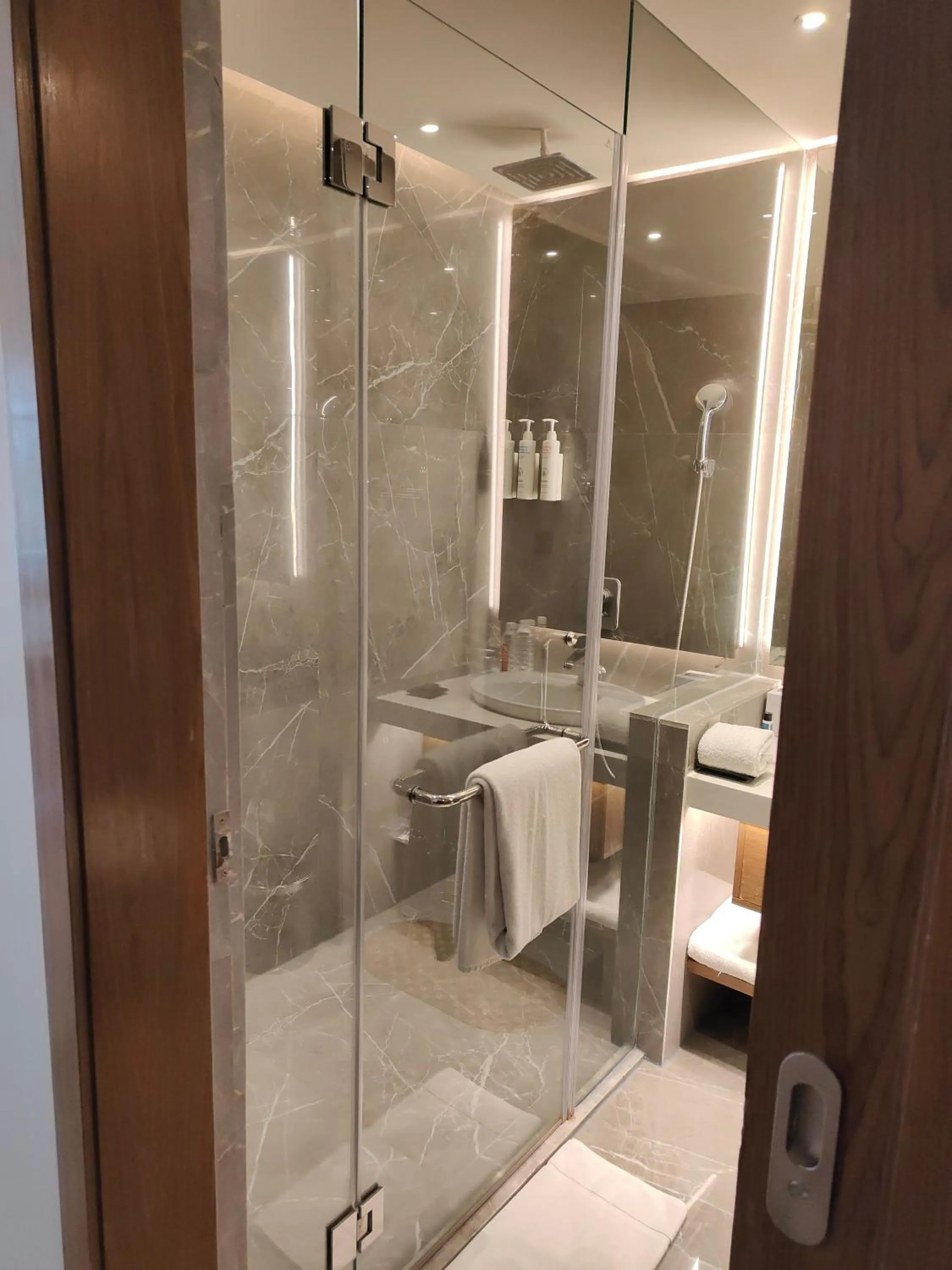 Bathroom in Le Meridien Hyderabad