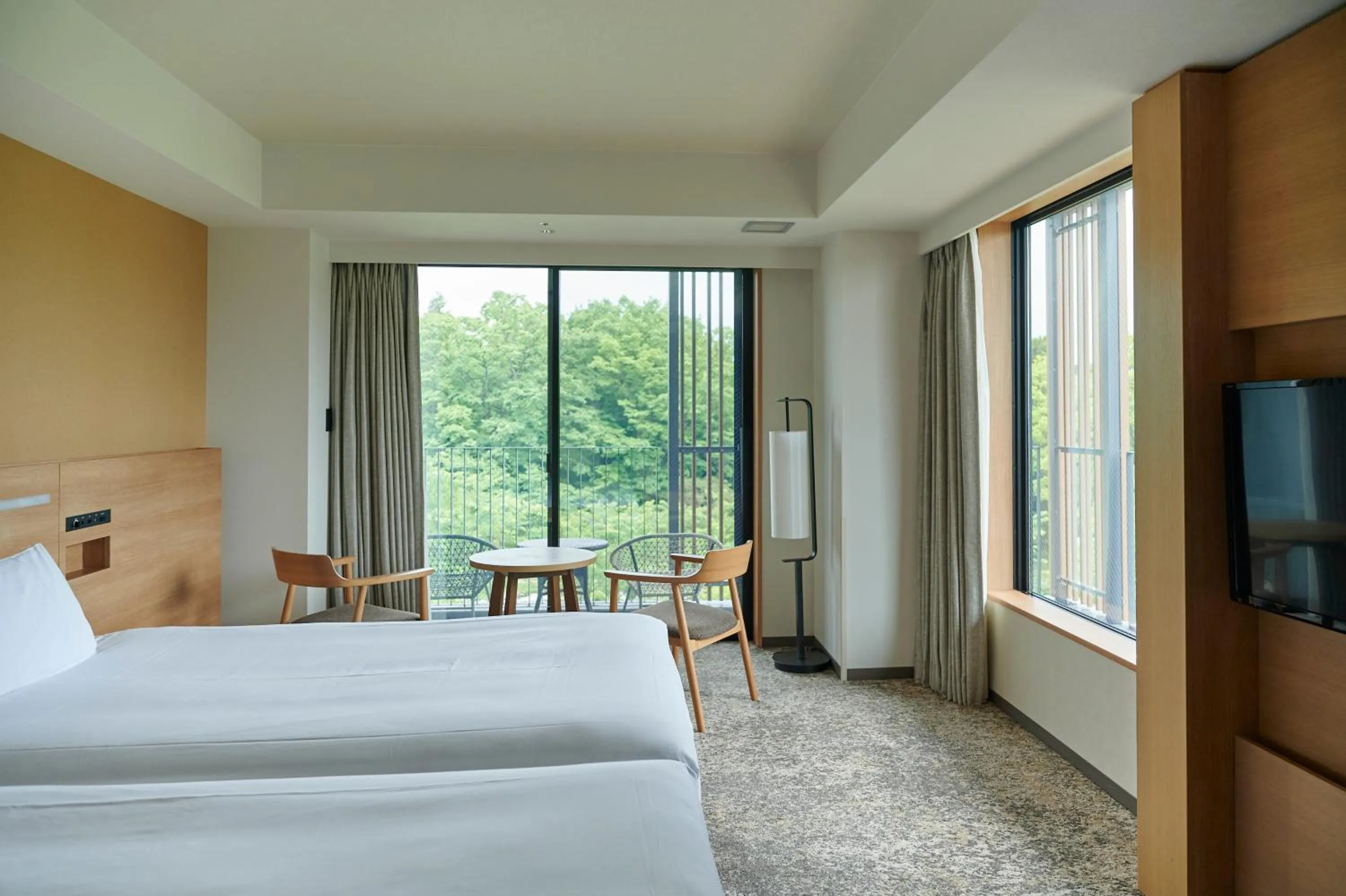 Bed in Umekoji Potel KYOTO