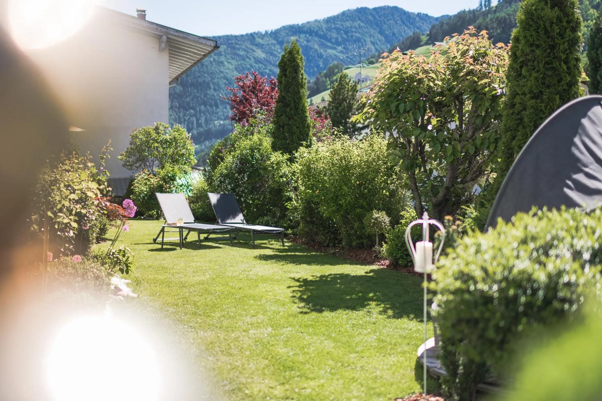 Garden in Garni Hotel Platzer