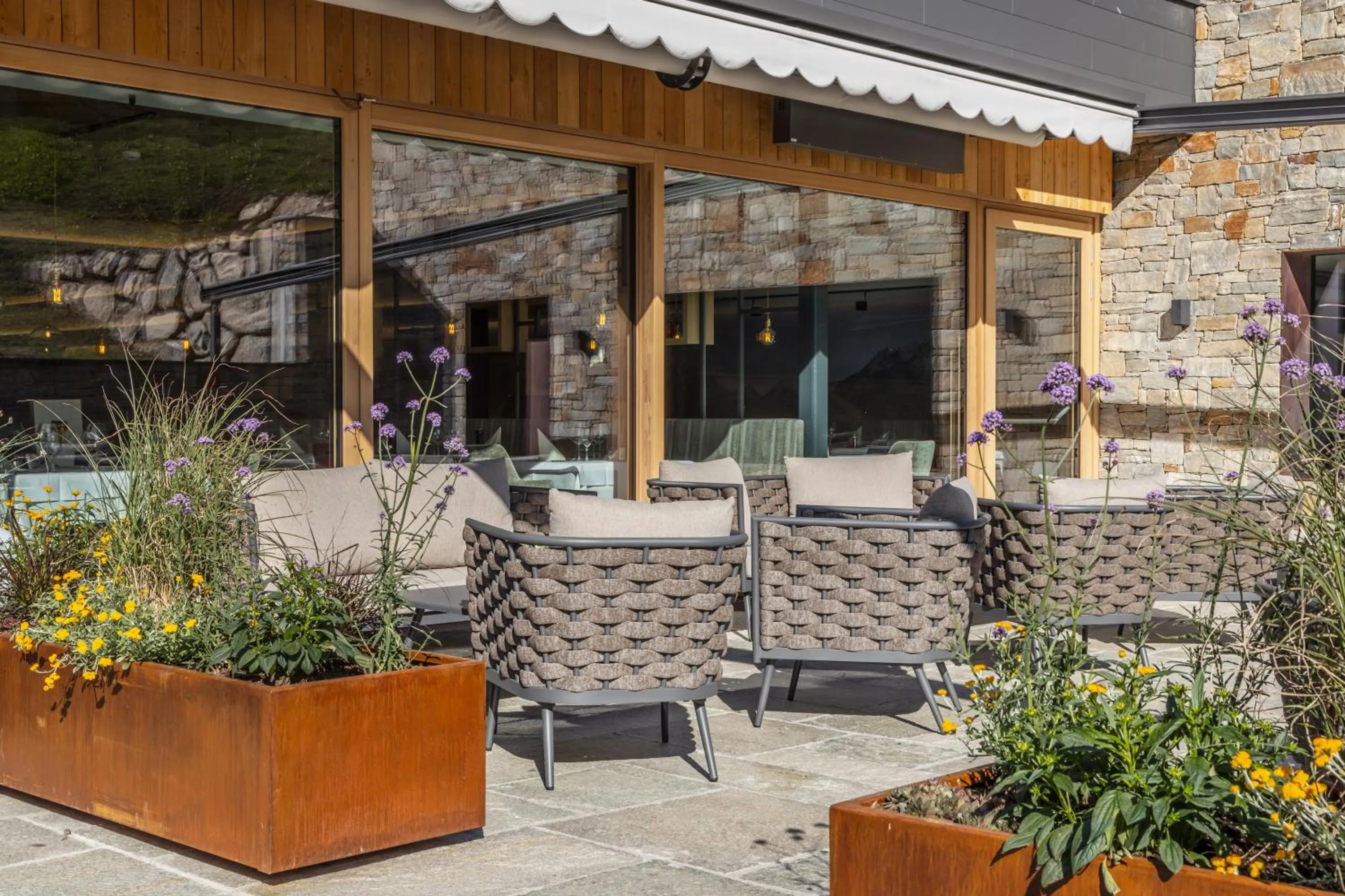 Balcony/Terrace in Almhotel Glieshof
