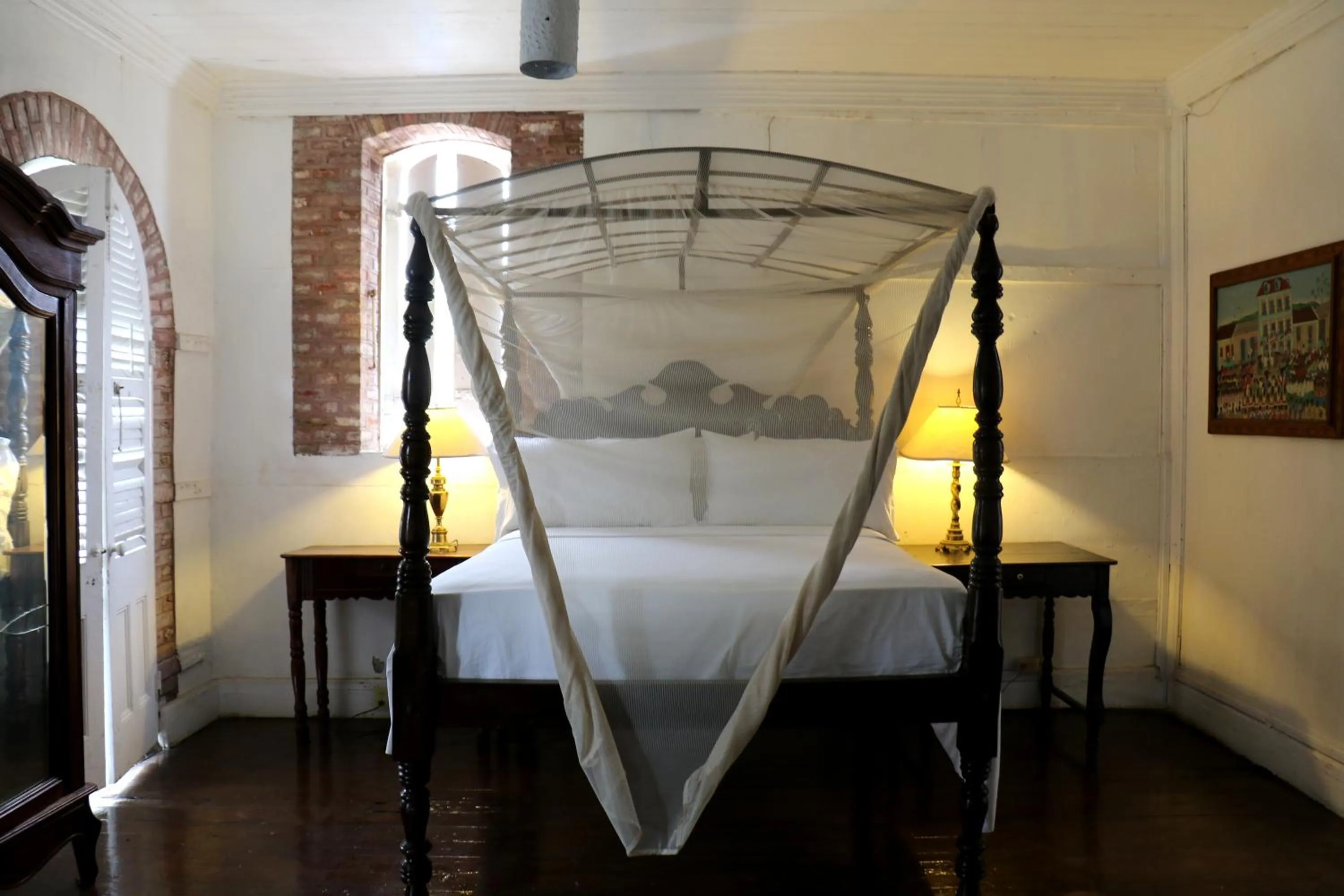 Bed in hotel florita