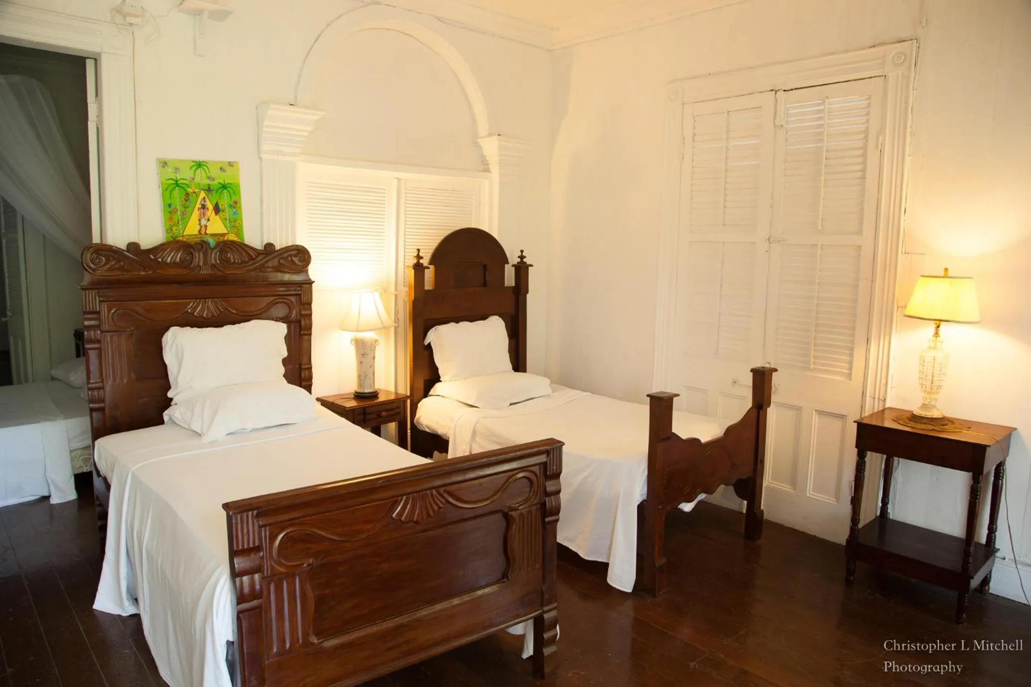 Bed in hotel florita