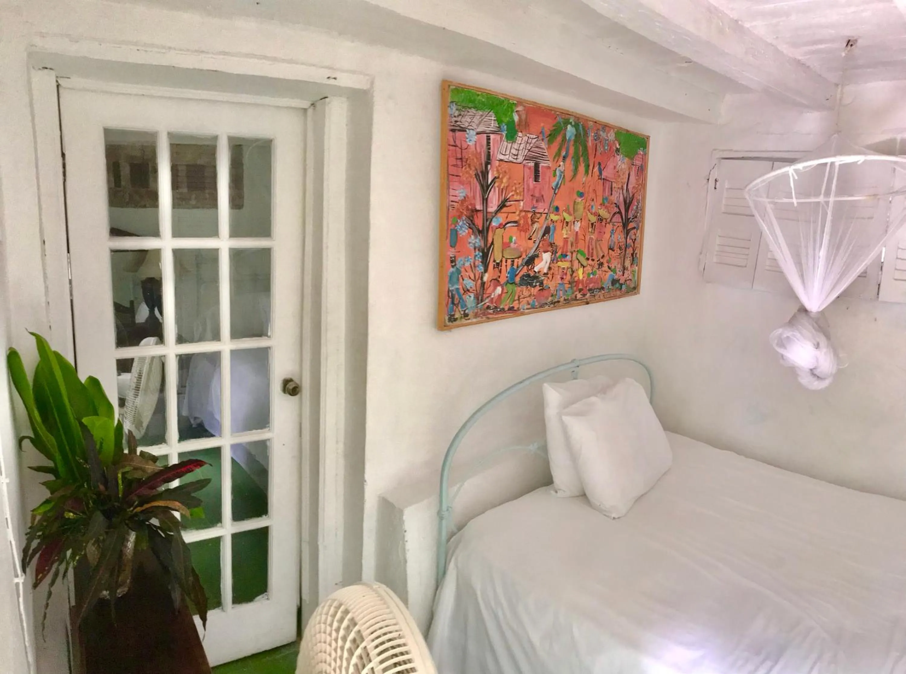 Bed in hotel florita