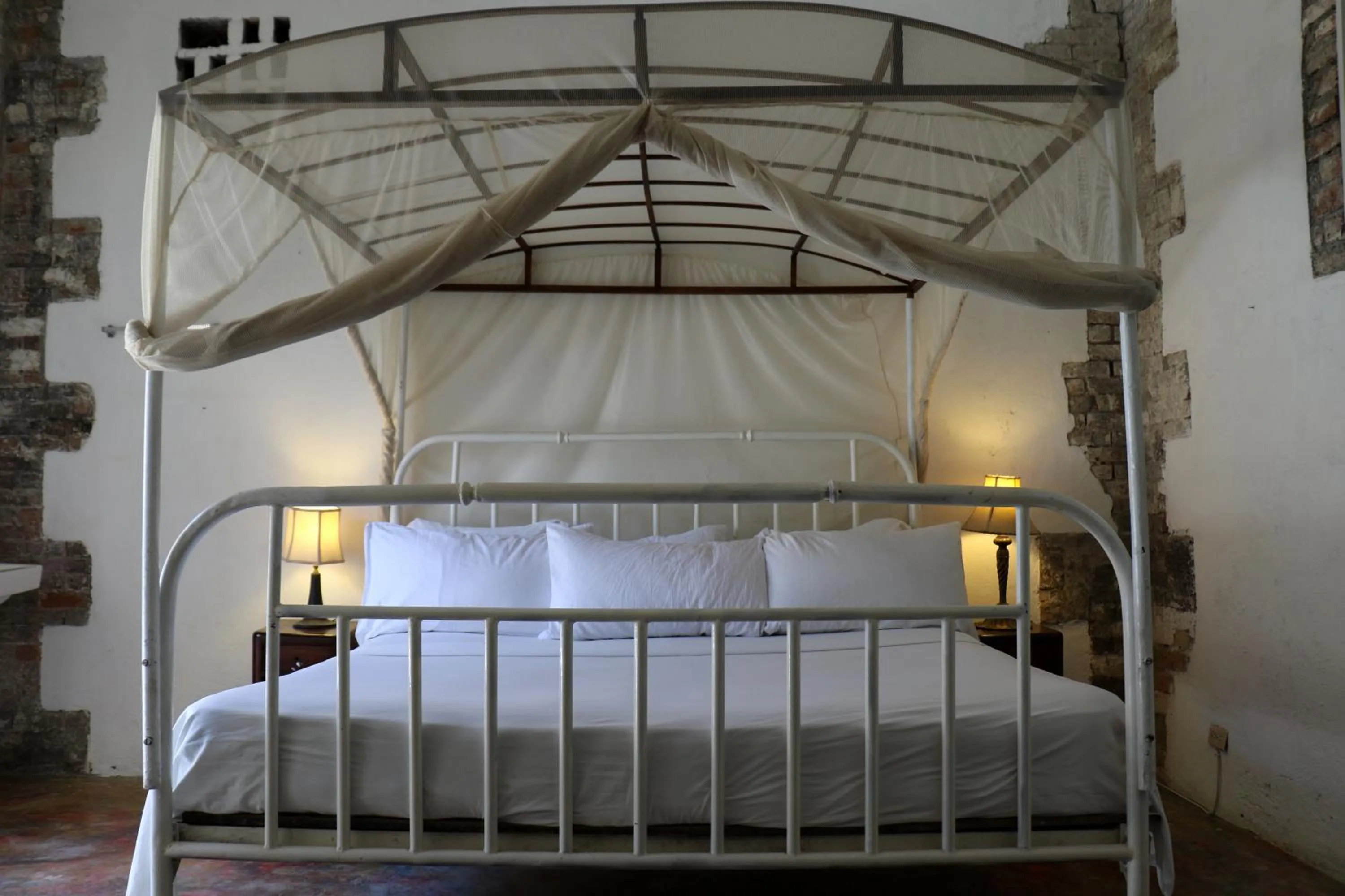 Bed in hotel florita