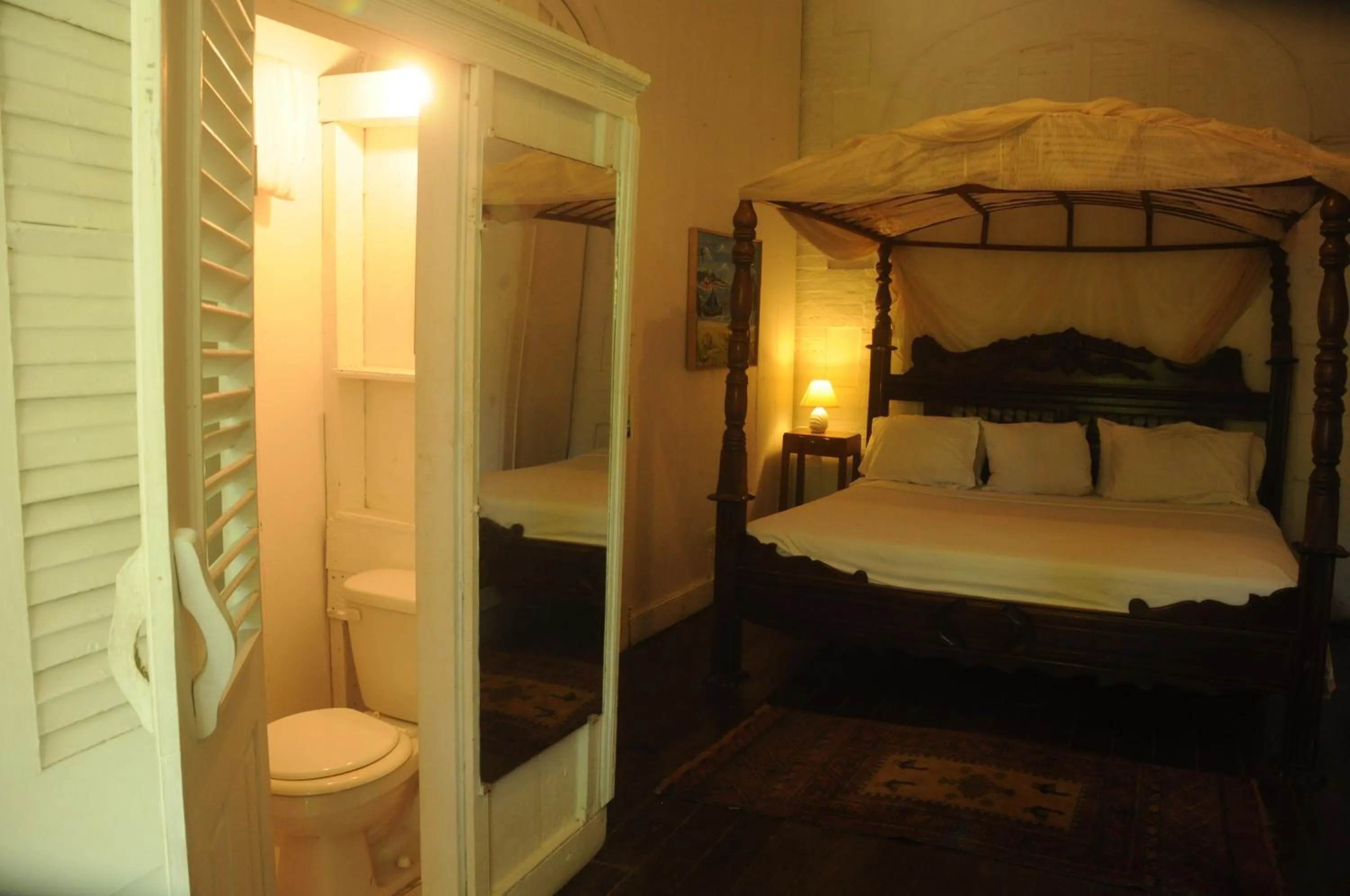 Bed in hotel florita