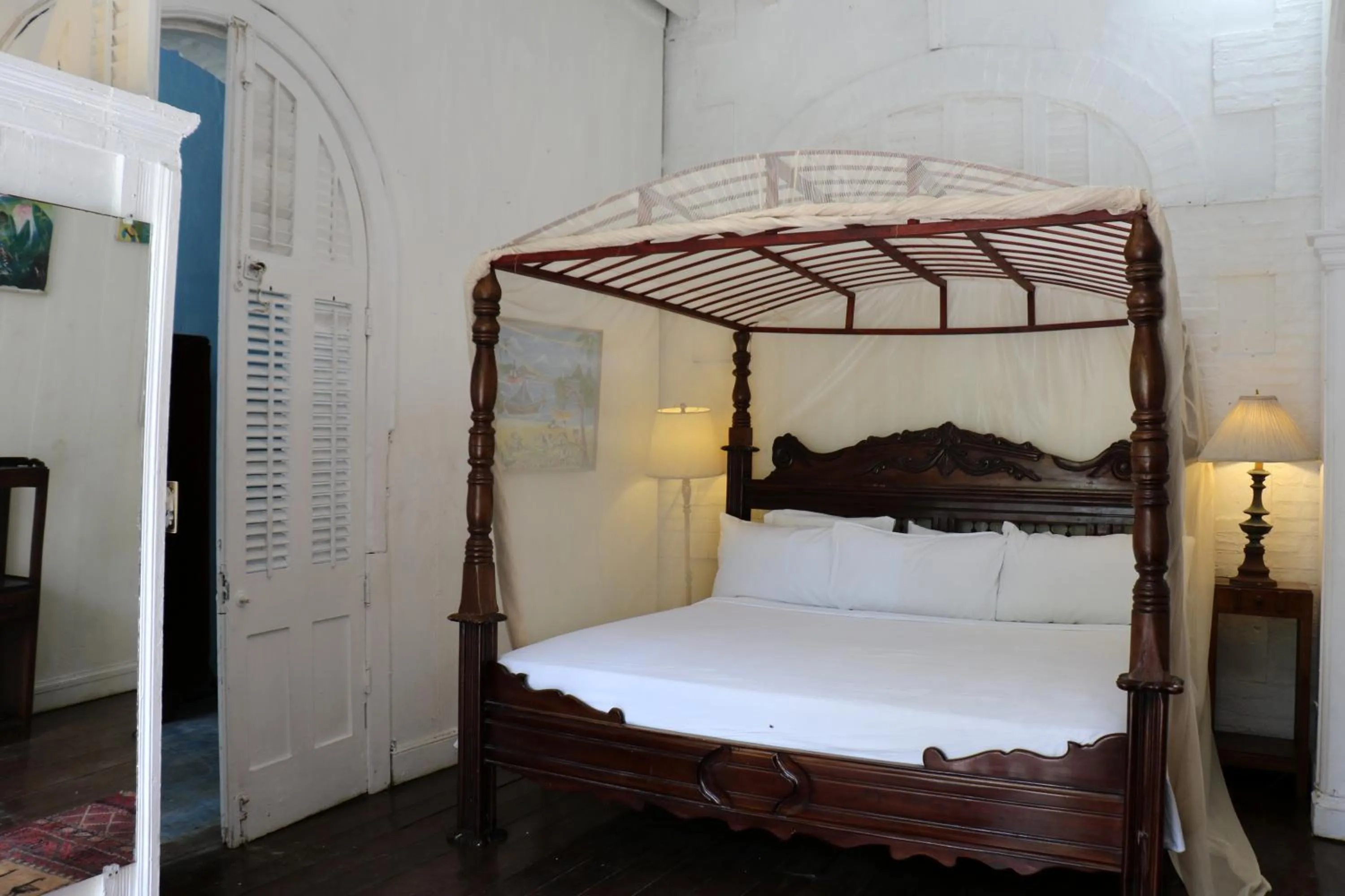 Bed in hotel florita