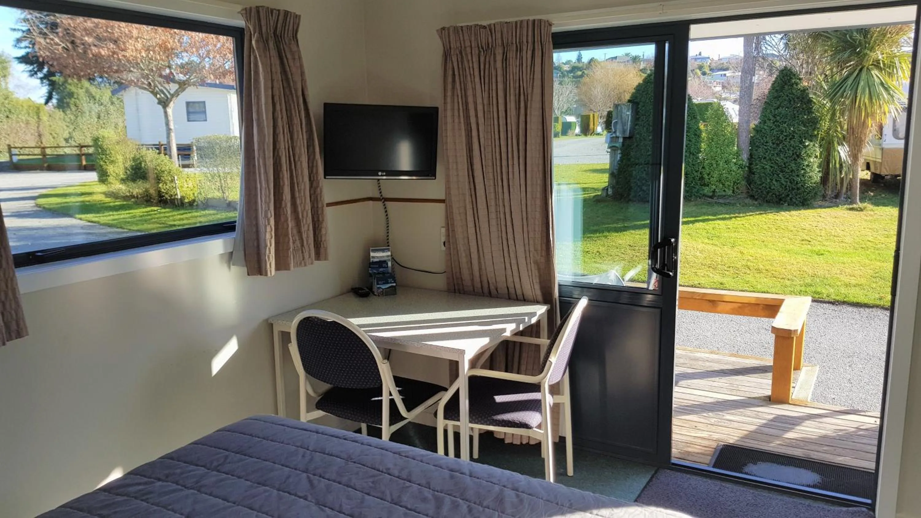 Seating area in Timaru TOP 10 Holiday Park