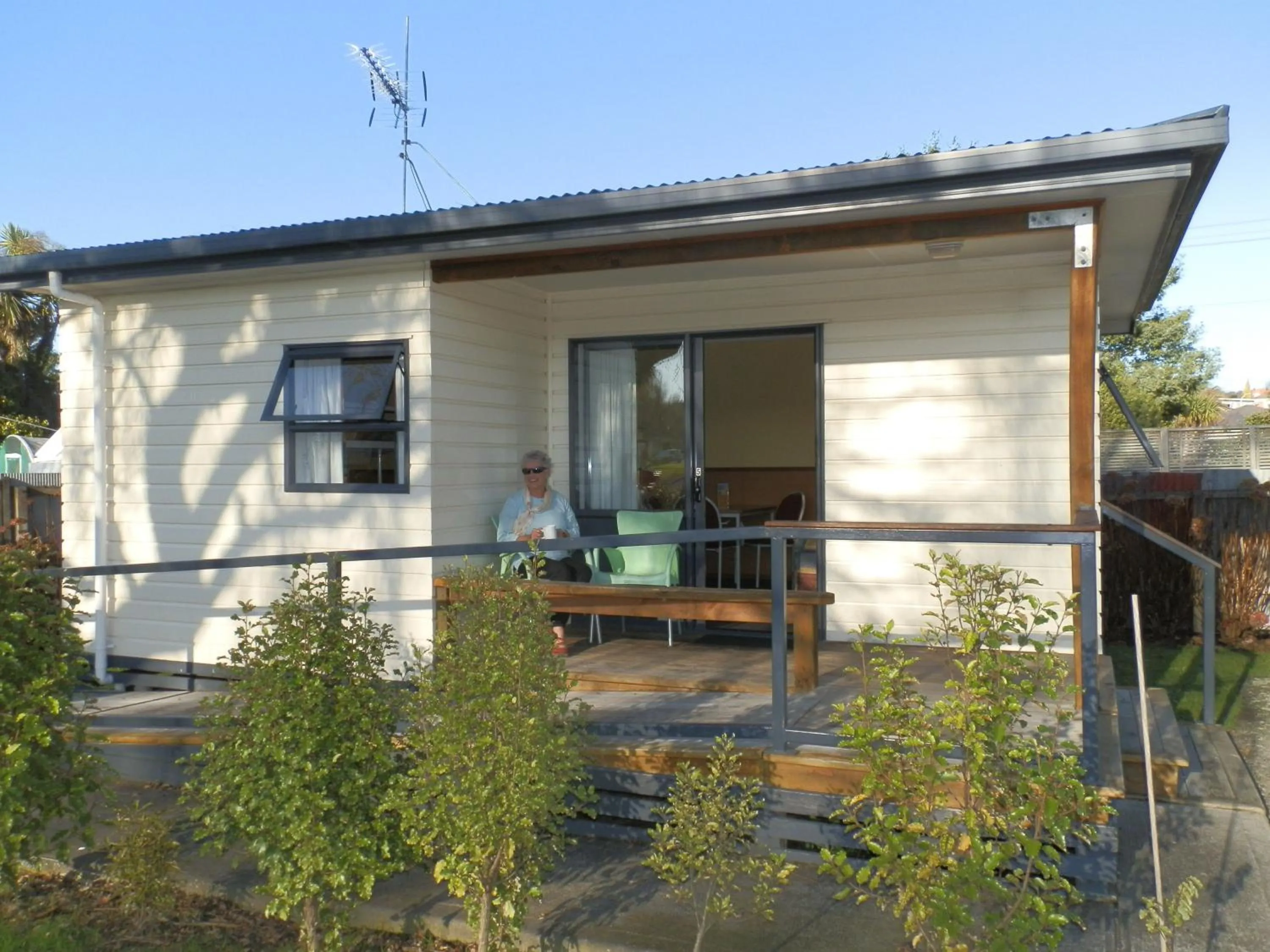 Patio in Timaru TOP 10 Holiday Park