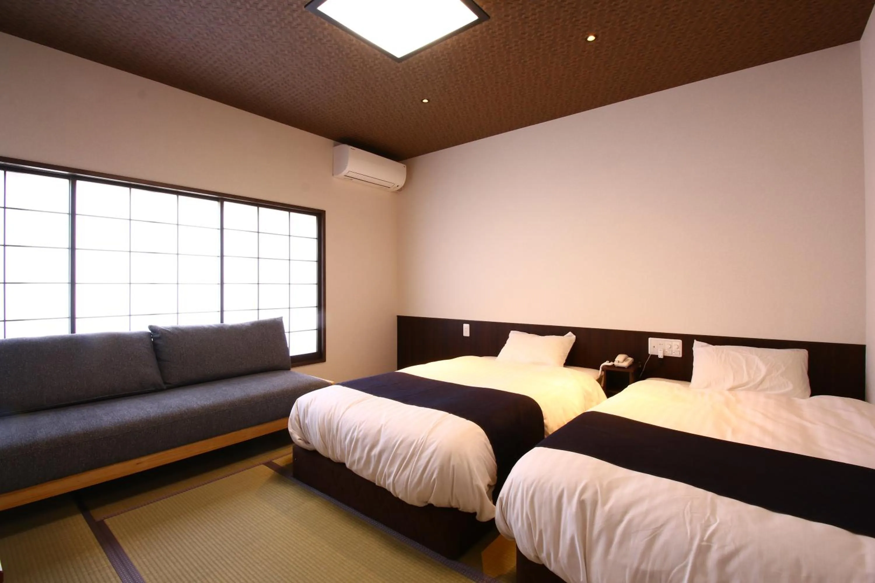 Bed in Masuya Ryokan