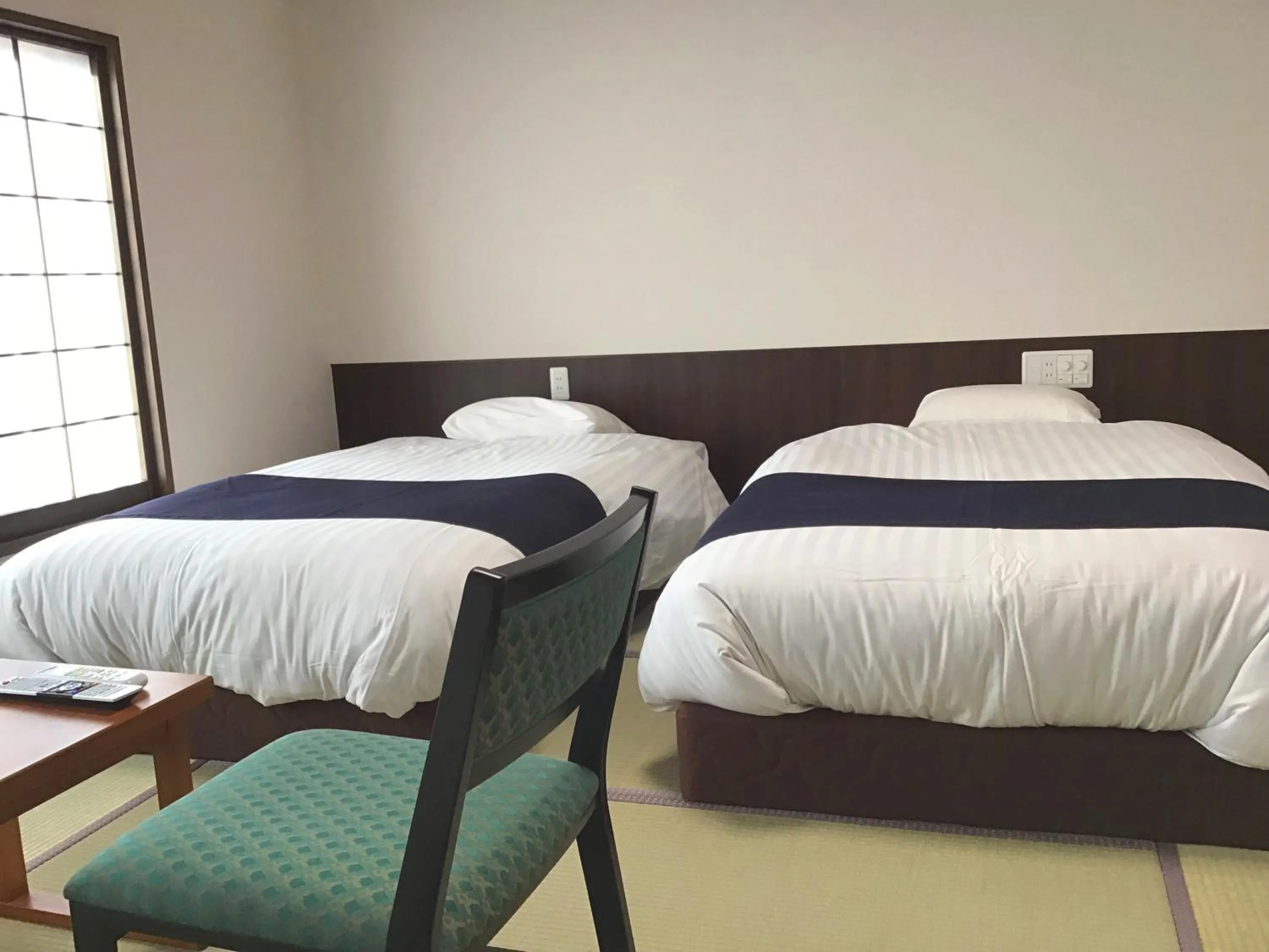 Bed in Masuya Ryokan