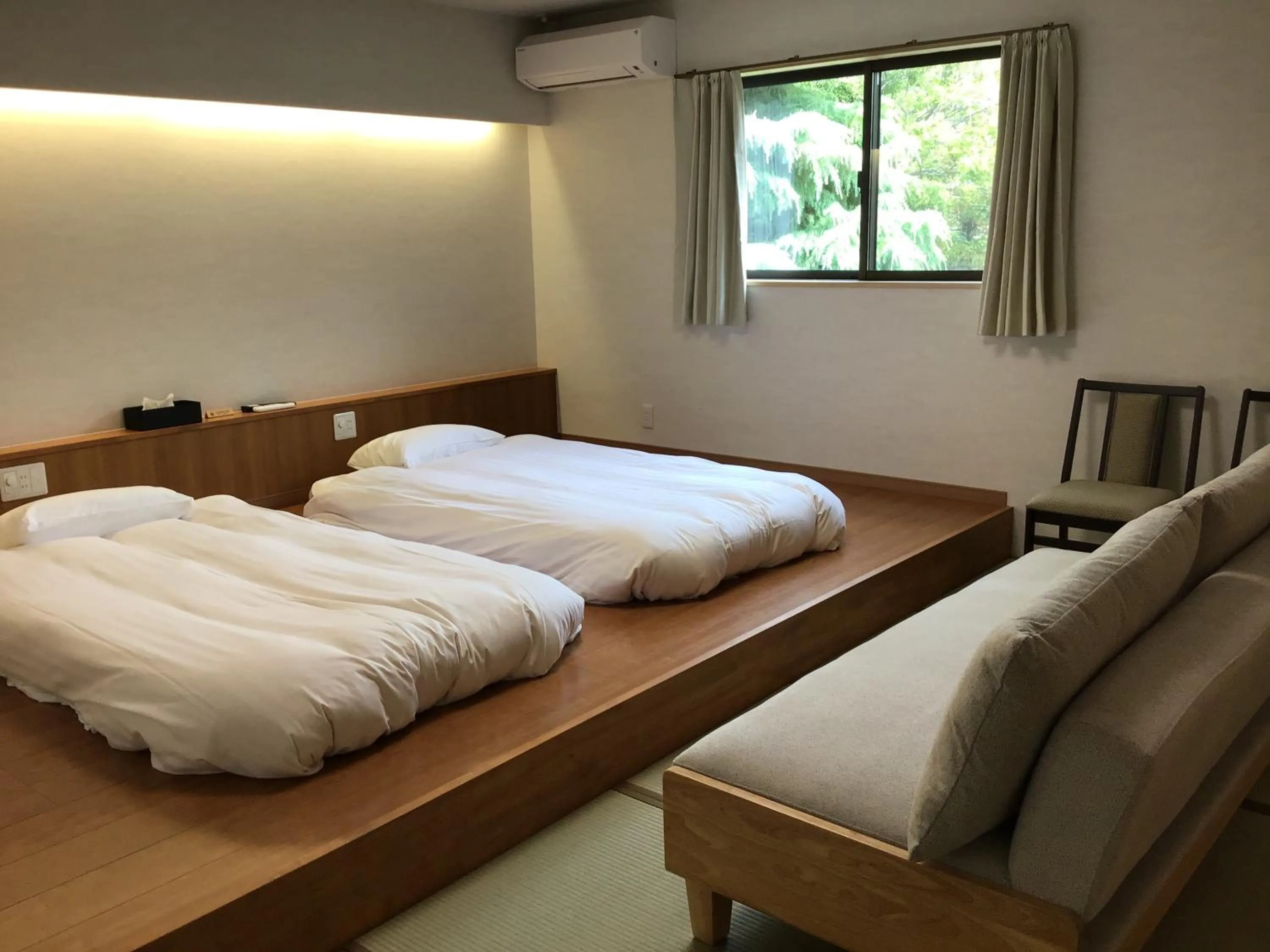 Bed in Masuya Ryokan