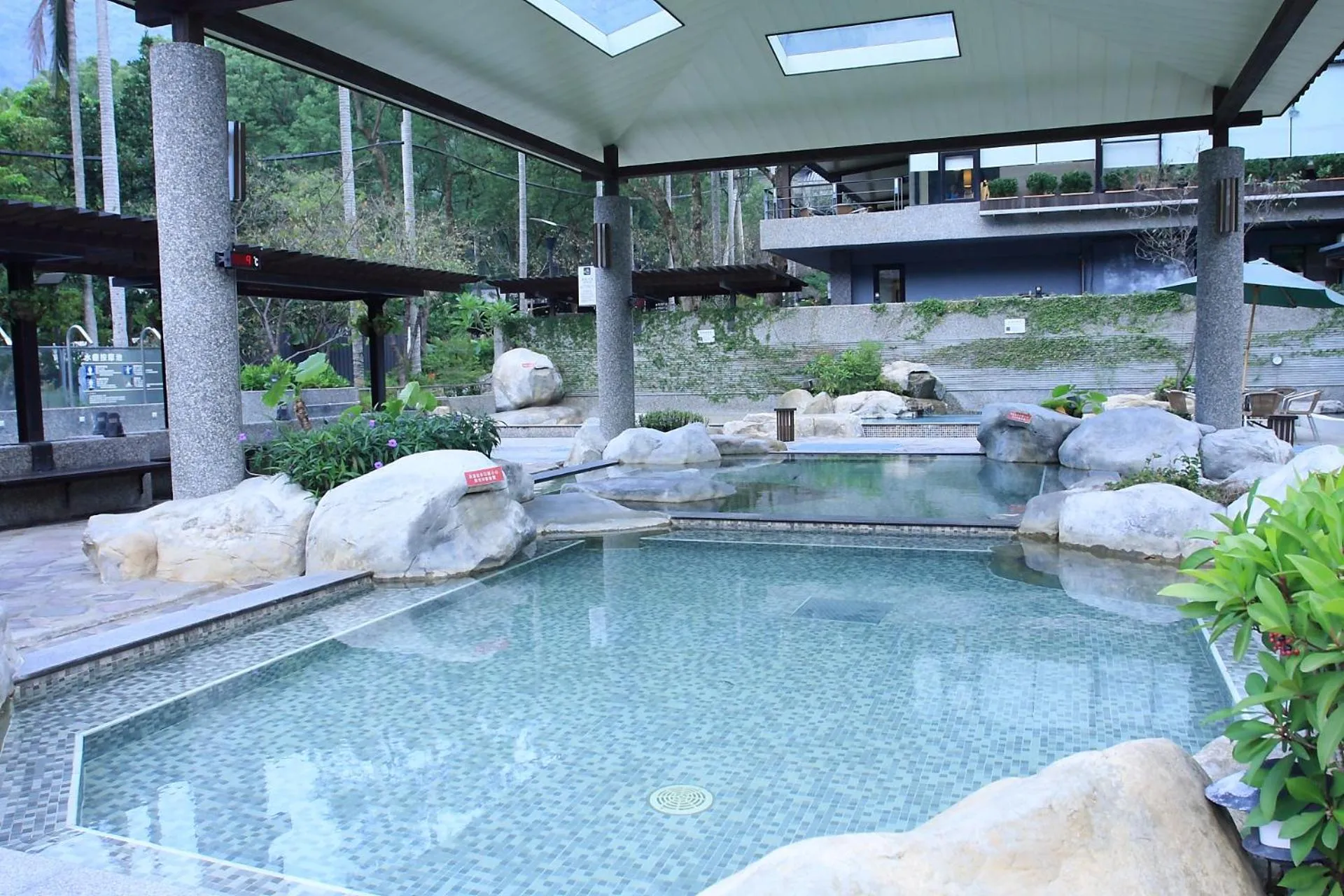 Open Air Bath in Great Roots Forestry Spa Resort