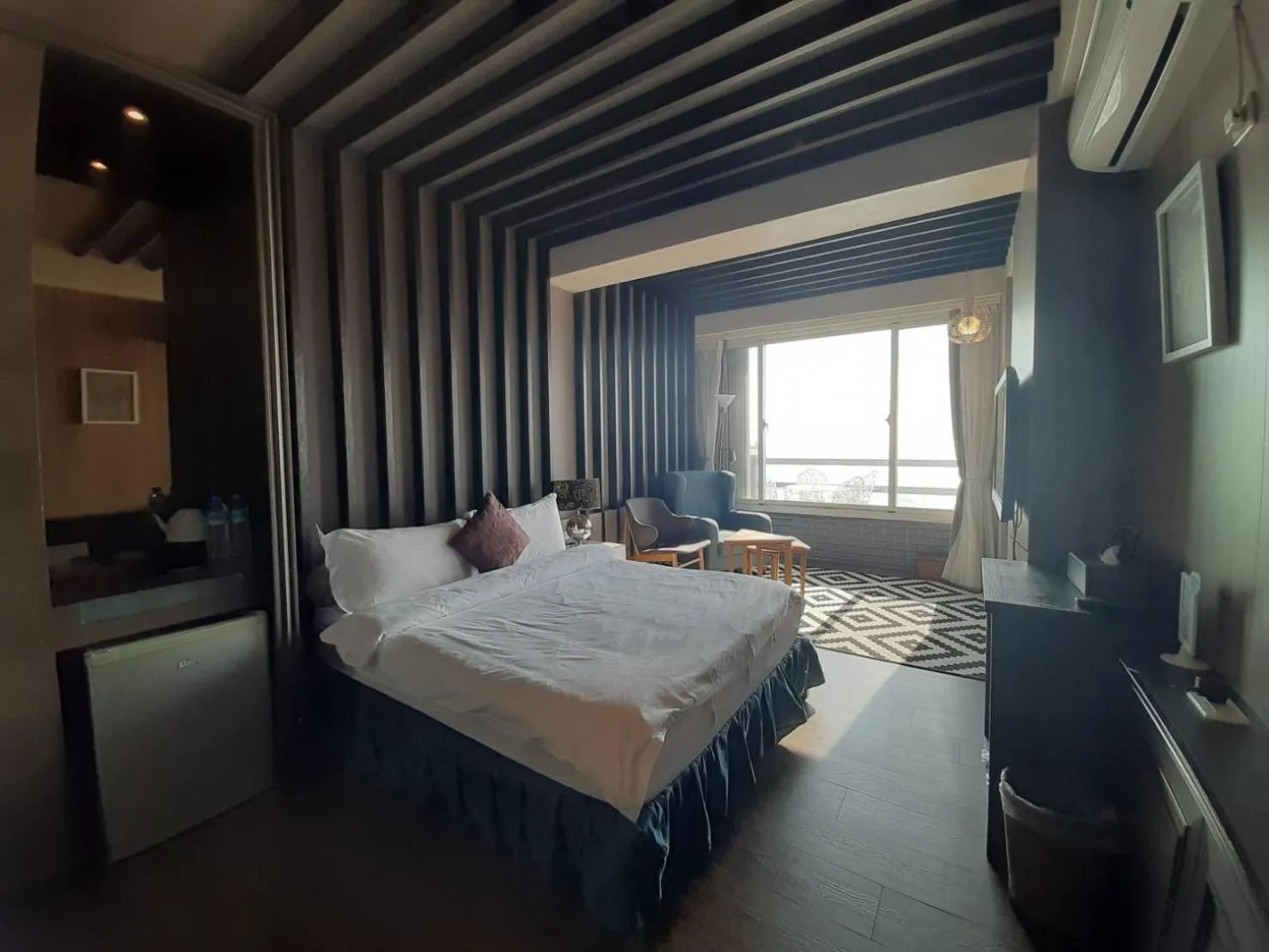 Bed in 海邊邊民宿 Near Seaside B&B 民宿1092號