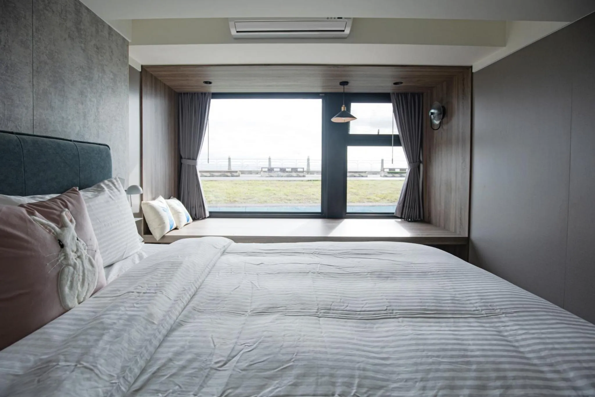 Bed in 海邊邊民宿 Near Seaside B&B 民宿1092號