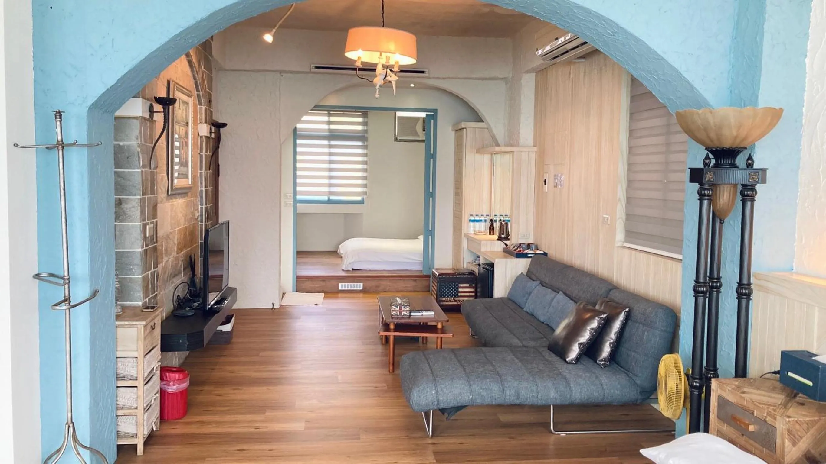 Bed in 海邊邊民宿 Near Seaside B&B 民宿1092號