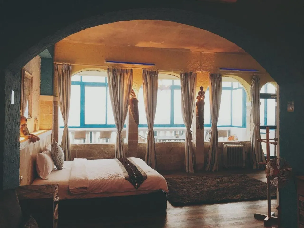 Bed in 海邊邊民宿 Near Seaside B&B 民宿1092號