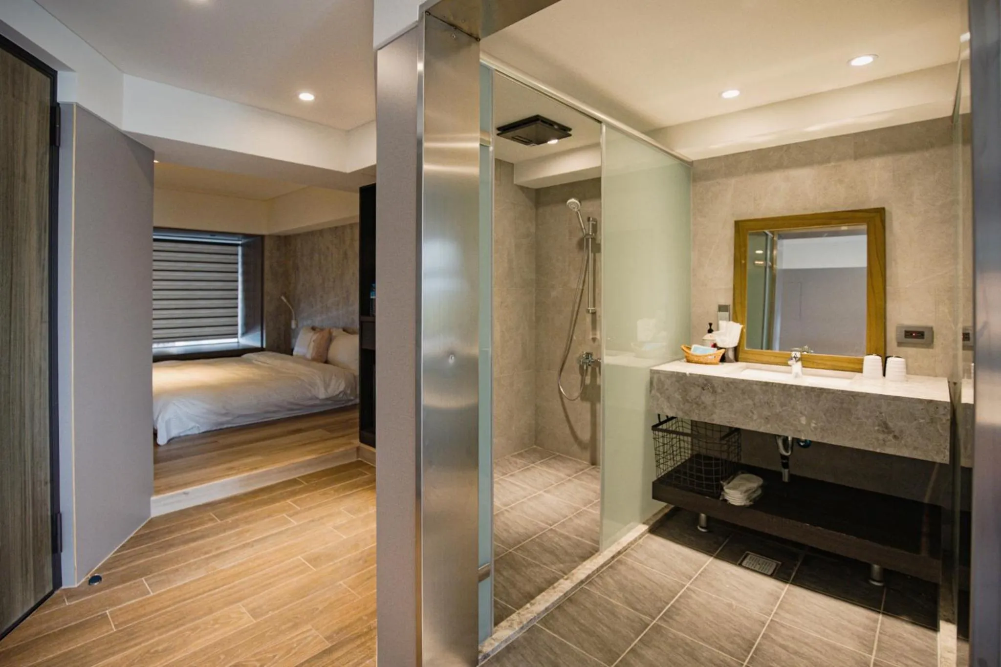 Bed in 海邊邊民宿 Near Seaside B&B 民宿1092號