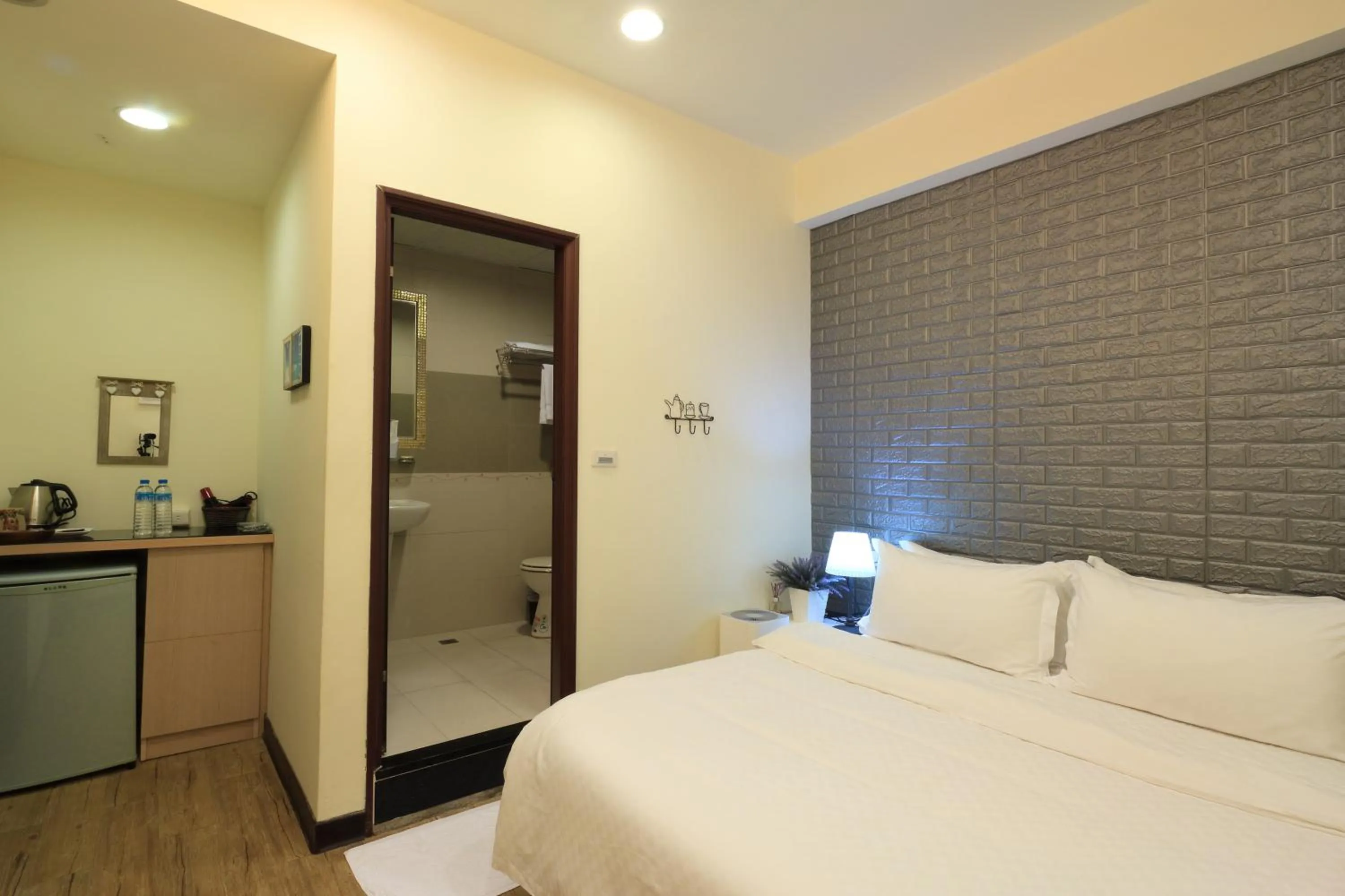 Bed in 海邊邊民宿 Near Seaside B&B 民宿1092號