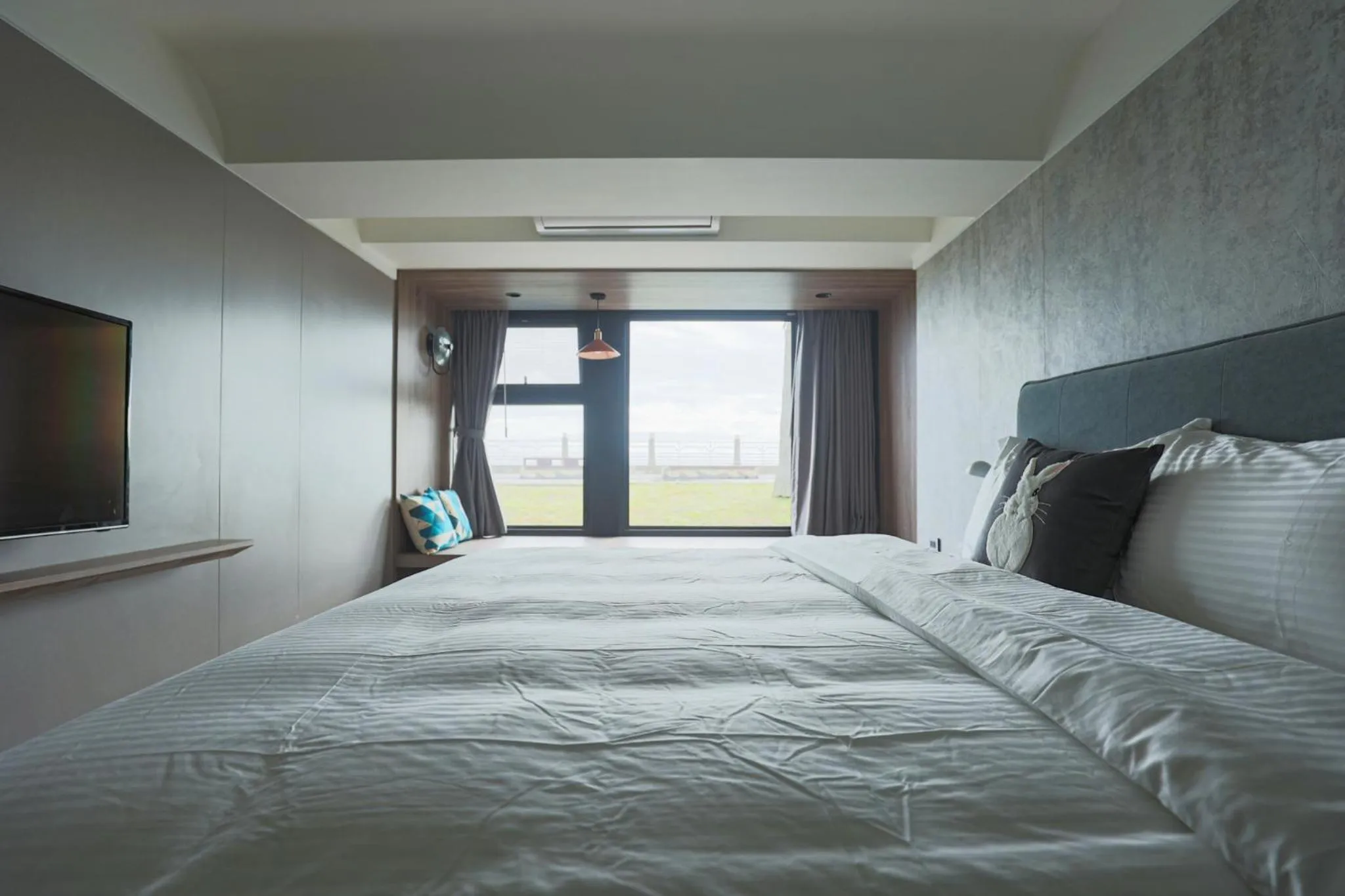 Bed in 海邊邊民宿 Near Seaside B&B 民宿1092號