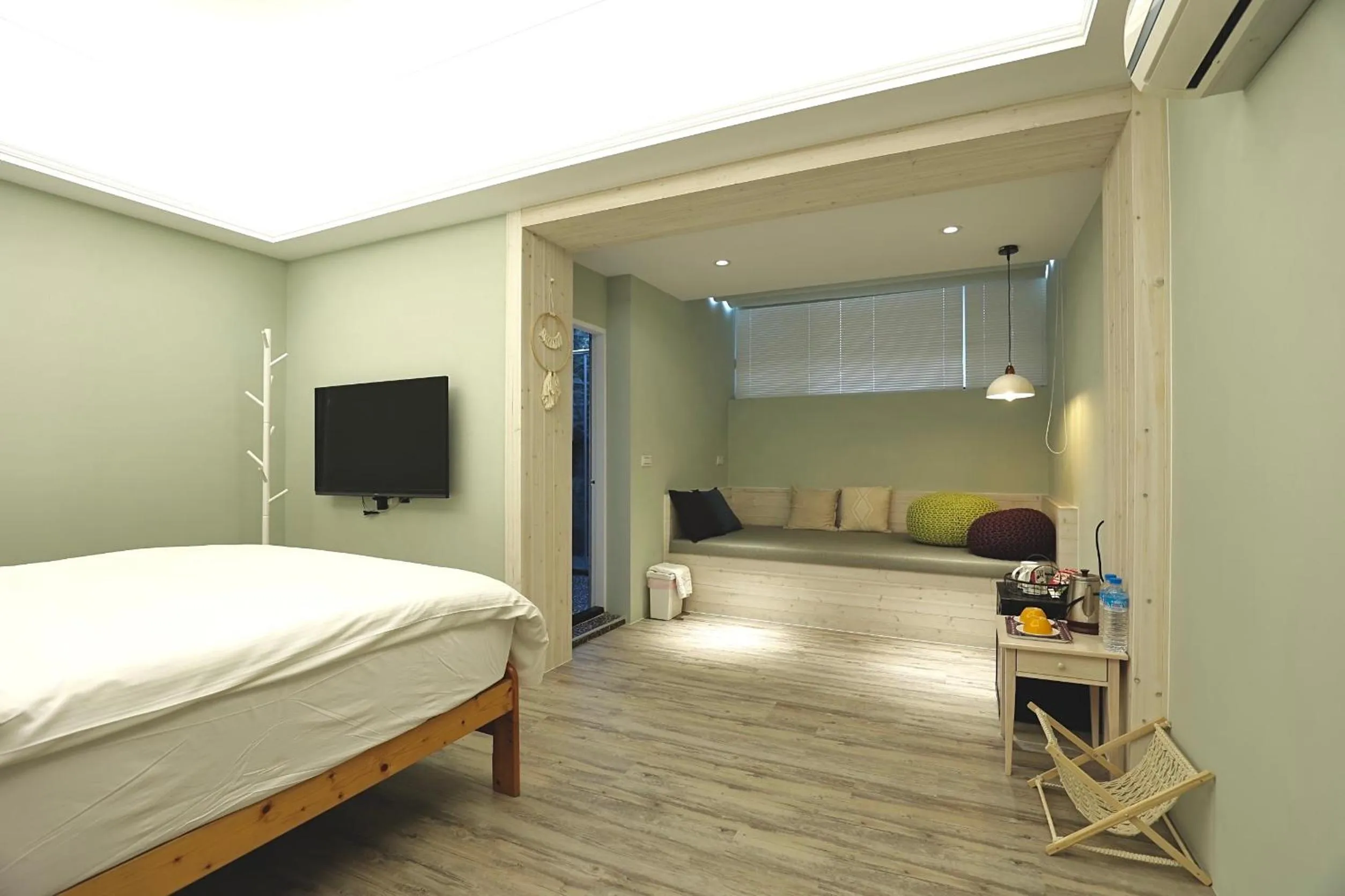 Bed in 海邊邊民宿 Near Seaside B&B 民宿1092號