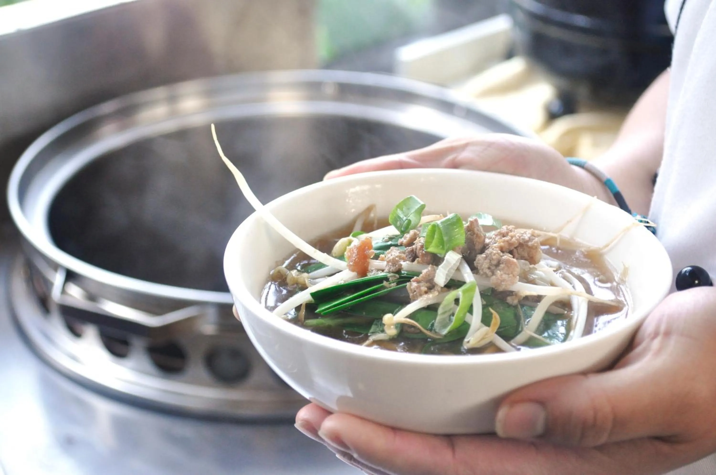 Breakfast in Tai-Yi Red Maple Resort