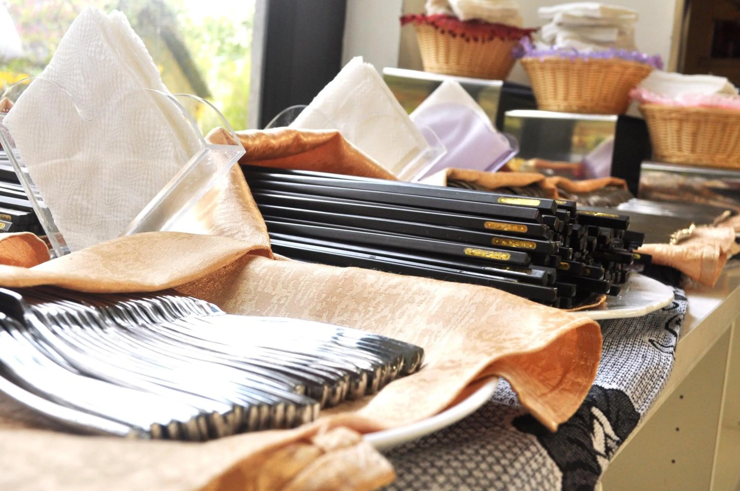 Breakfast in Tai-Yi Red Maple Resort