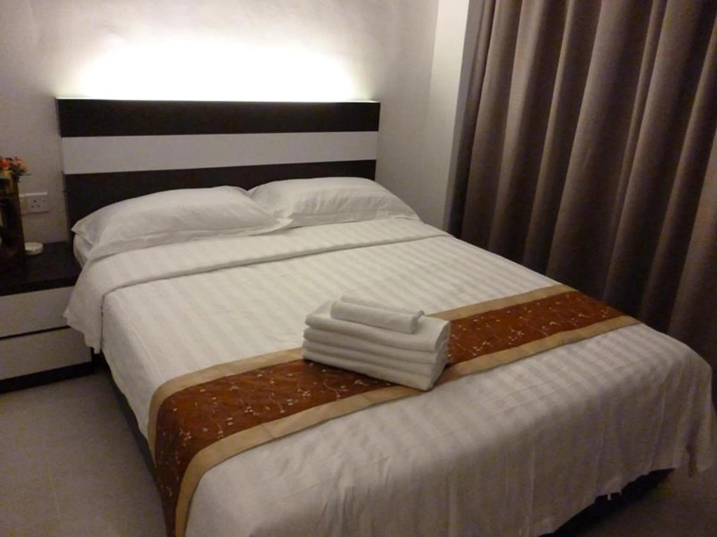 Bed in New Century Hotel Melaka