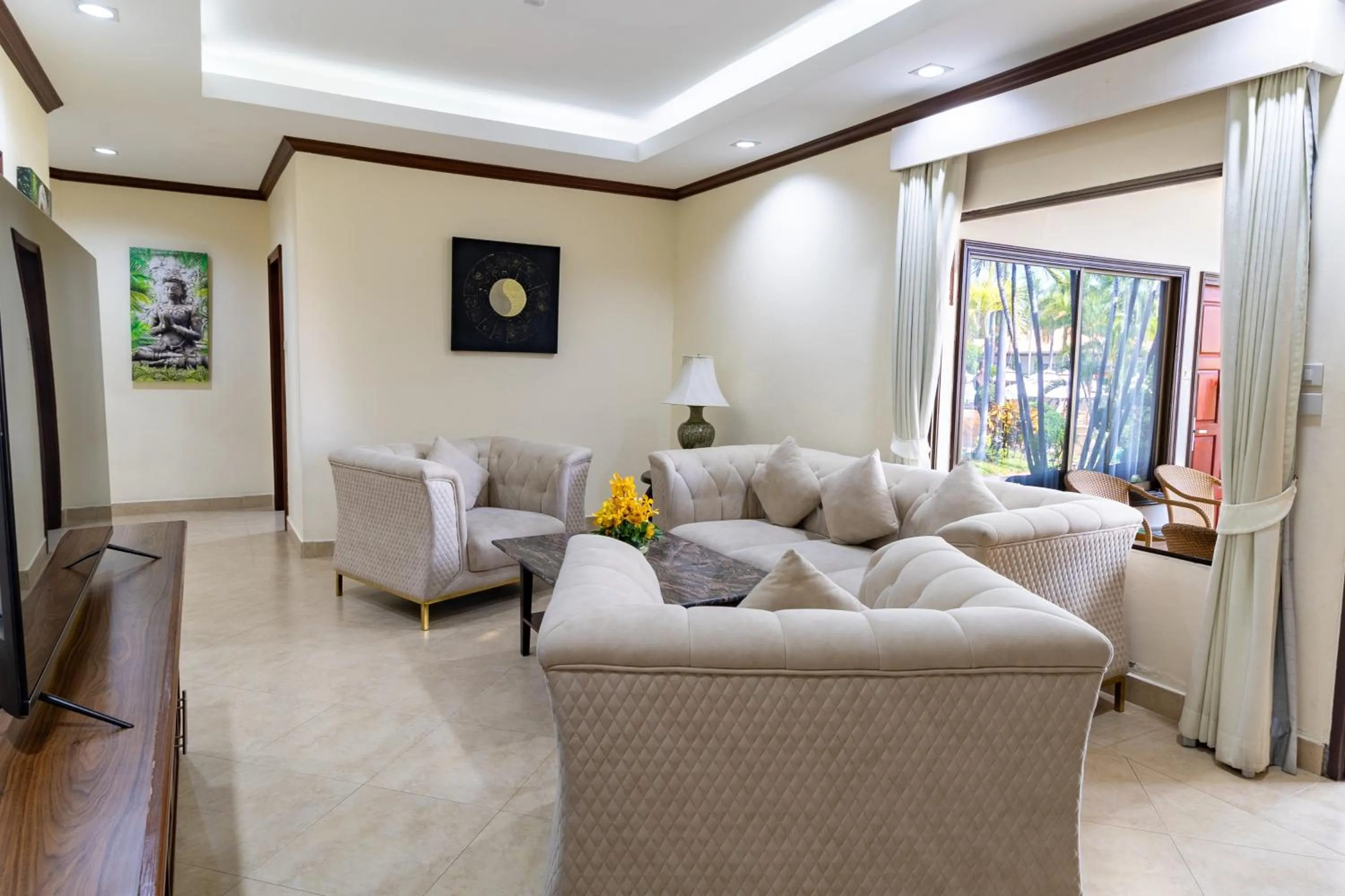 Living room in Thai Garden Resort