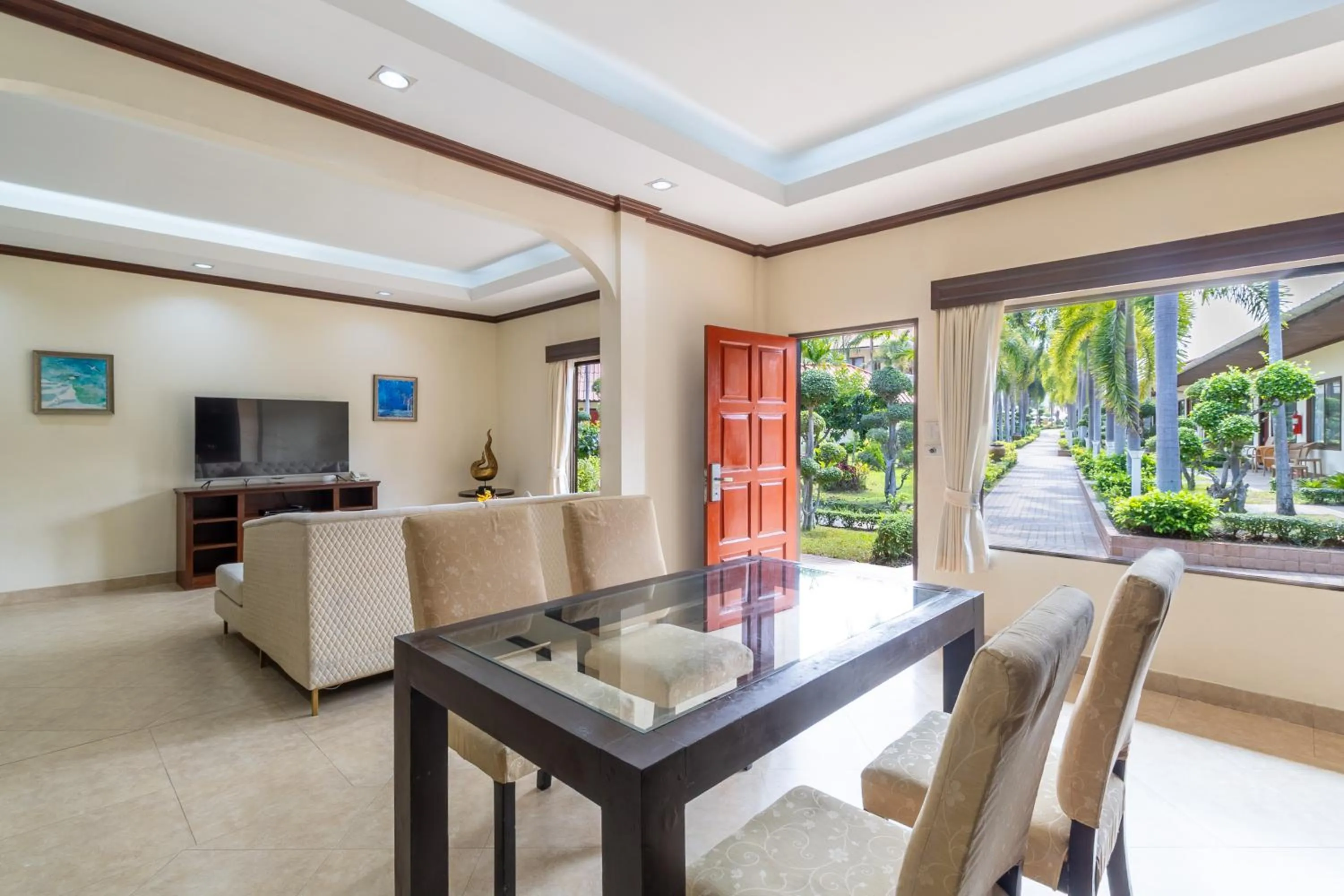 Living room in Thai Garden Resort