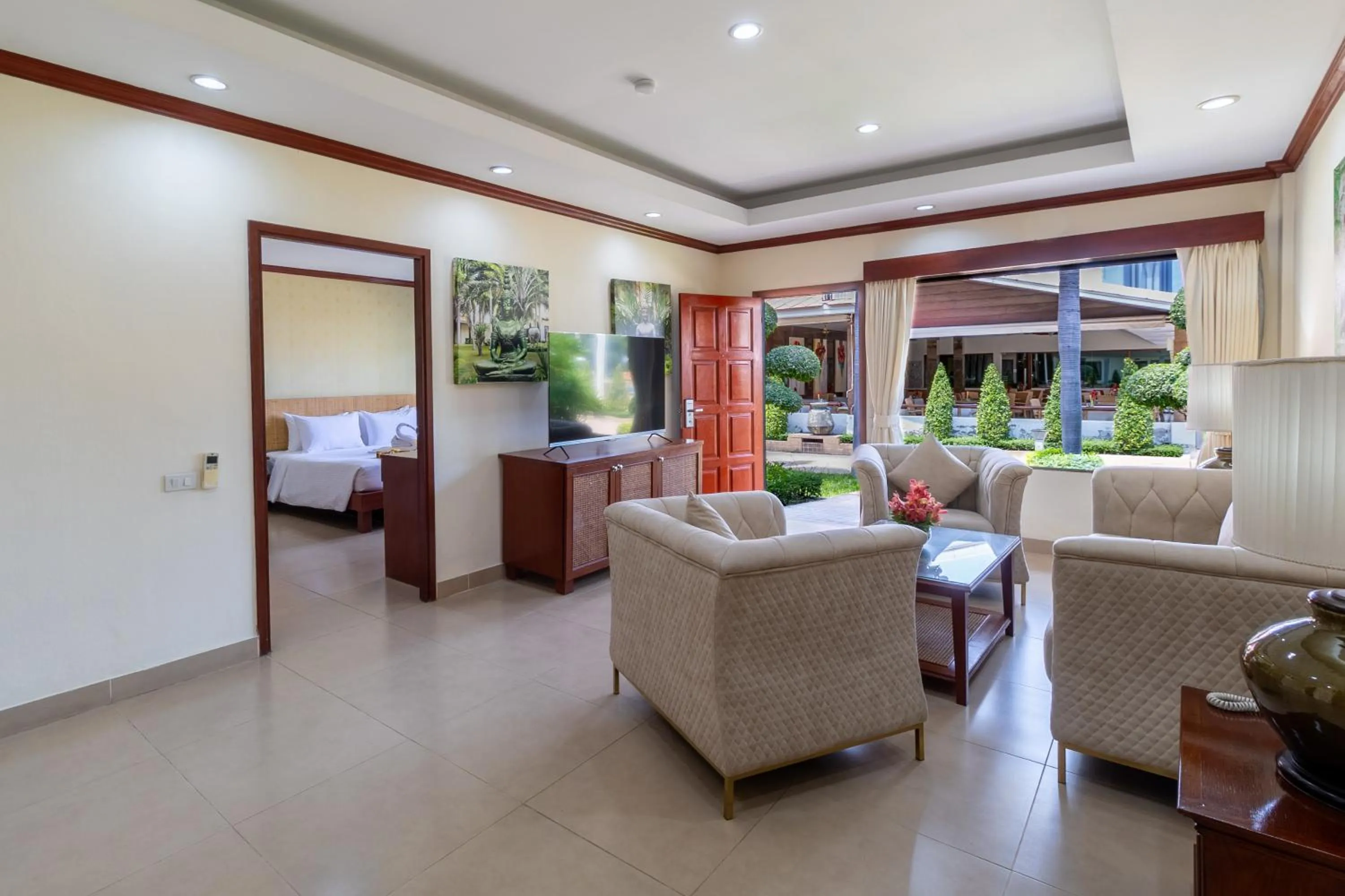 Living room in Thai Garden Resort