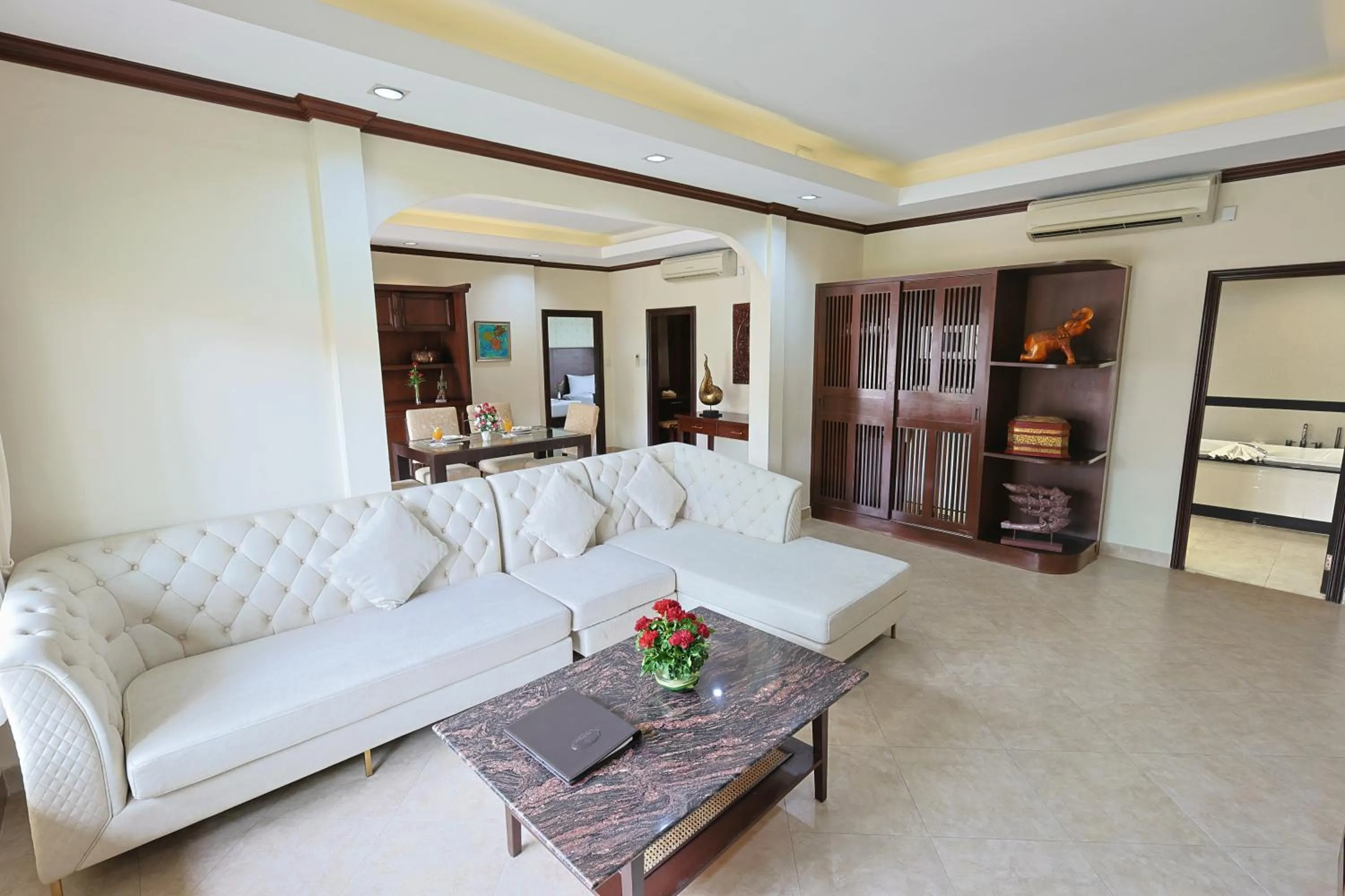 Living room in Thai Garden Resort