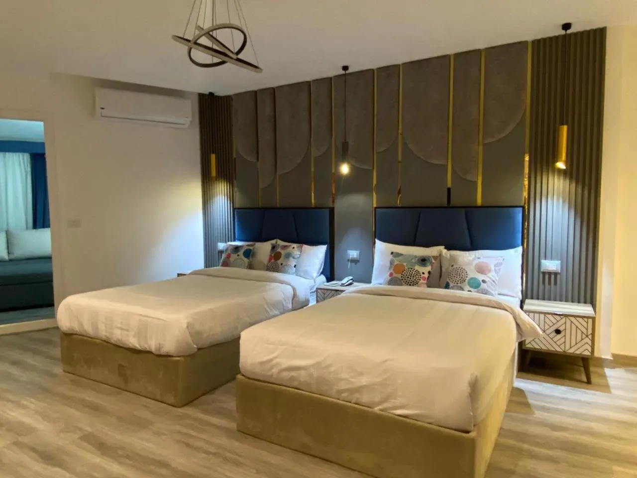 Bed in Elite Pyramids Boutique Hotel