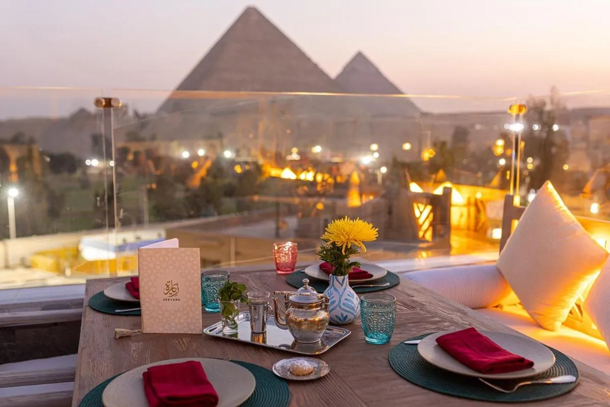 Patio in Elite Pyramids Boutique Hotel