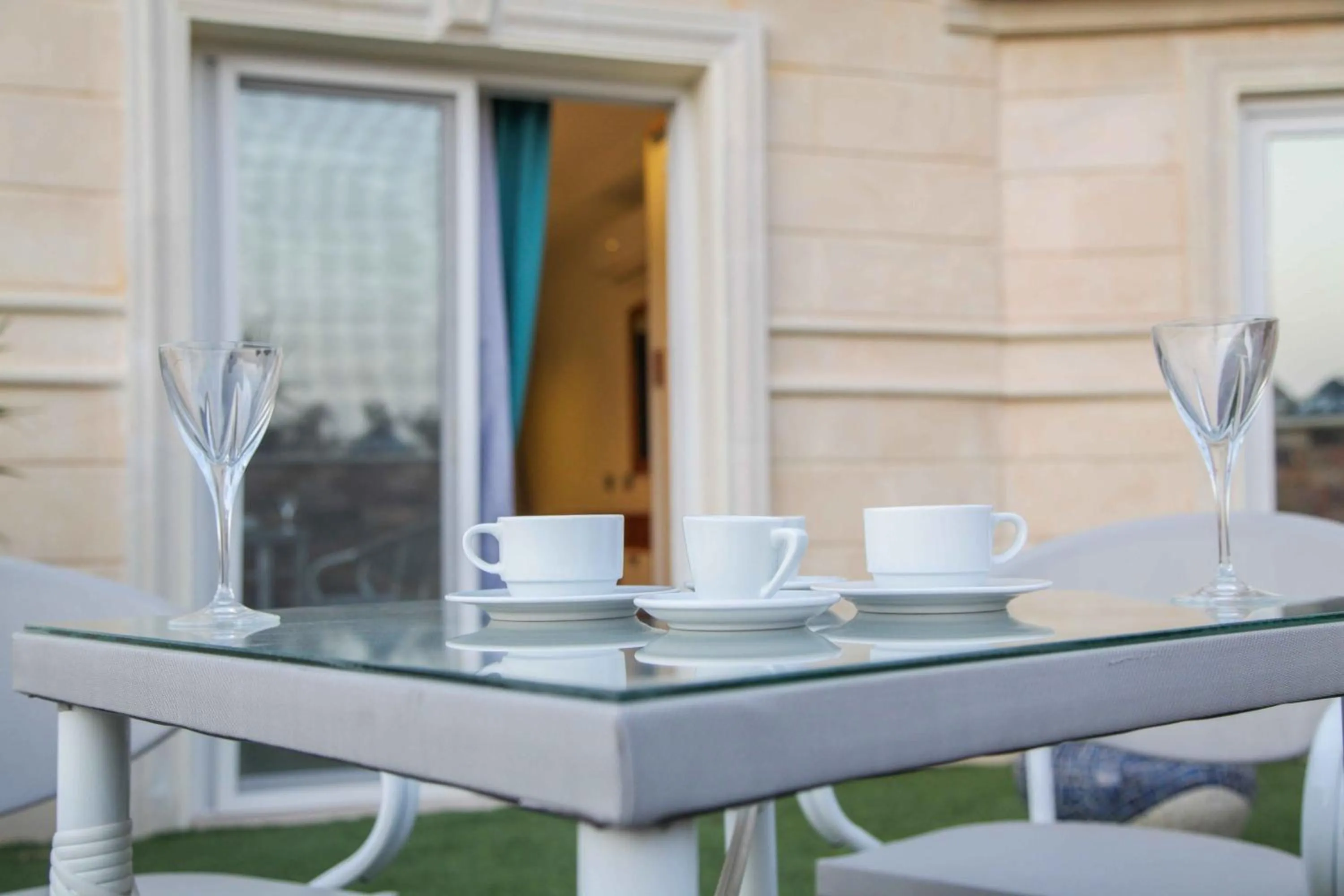 Patio in Elite Pyramids Boutique Hotel