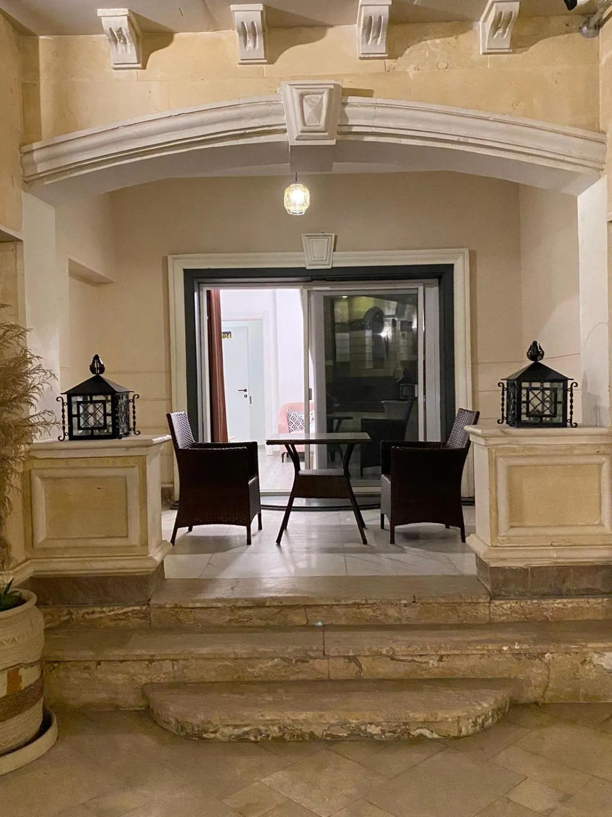 Patio in Elite Pyramids Boutique Hotel