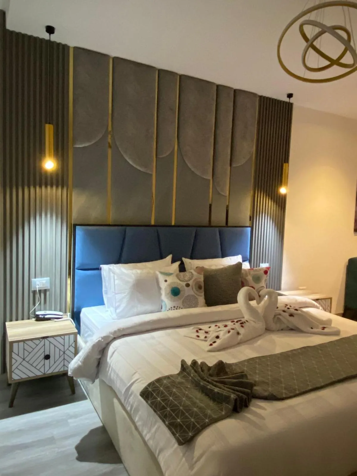 Bed in Elite Pyramids Boutique Hotel